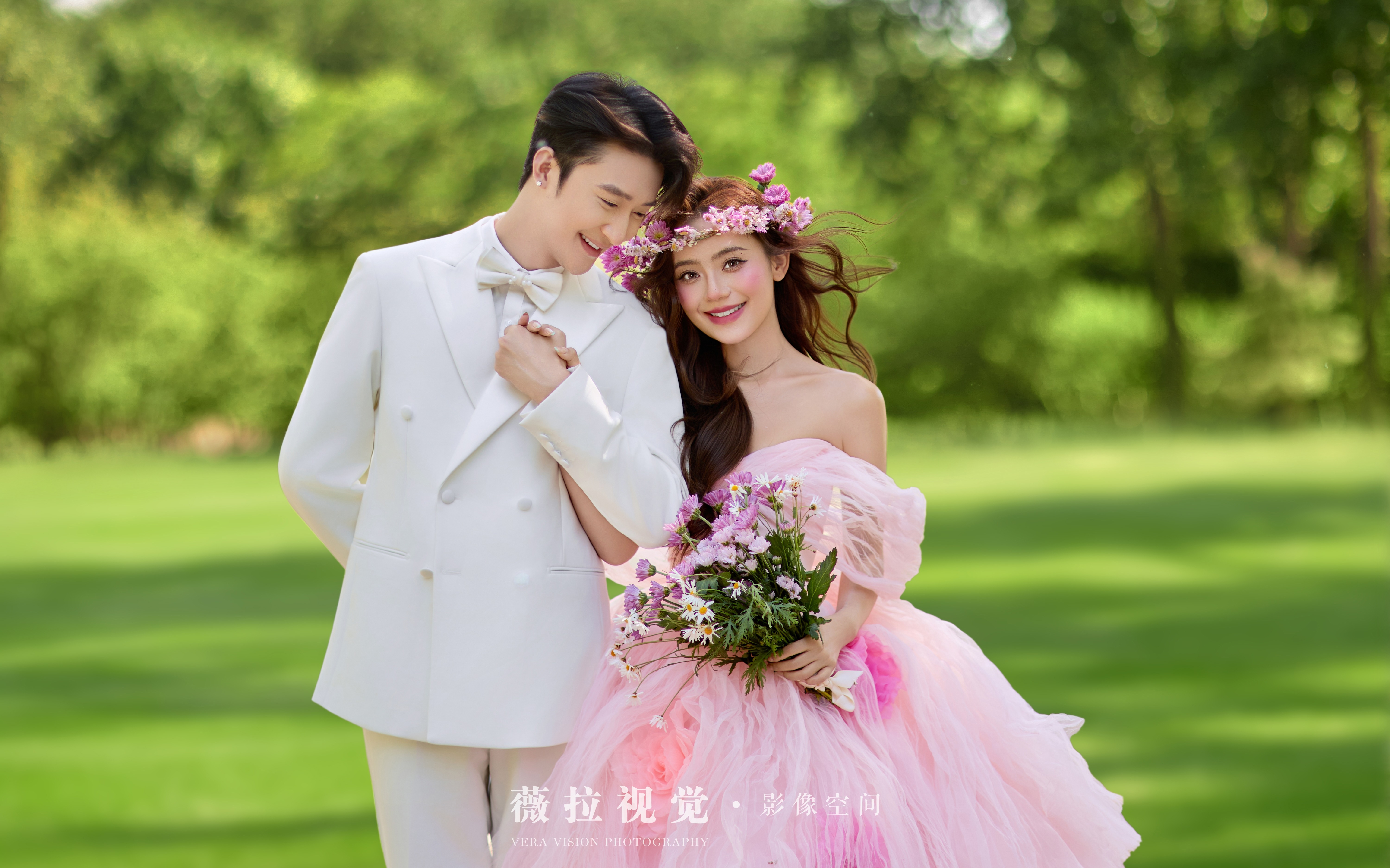 粉色鲜花造型 女神季系列