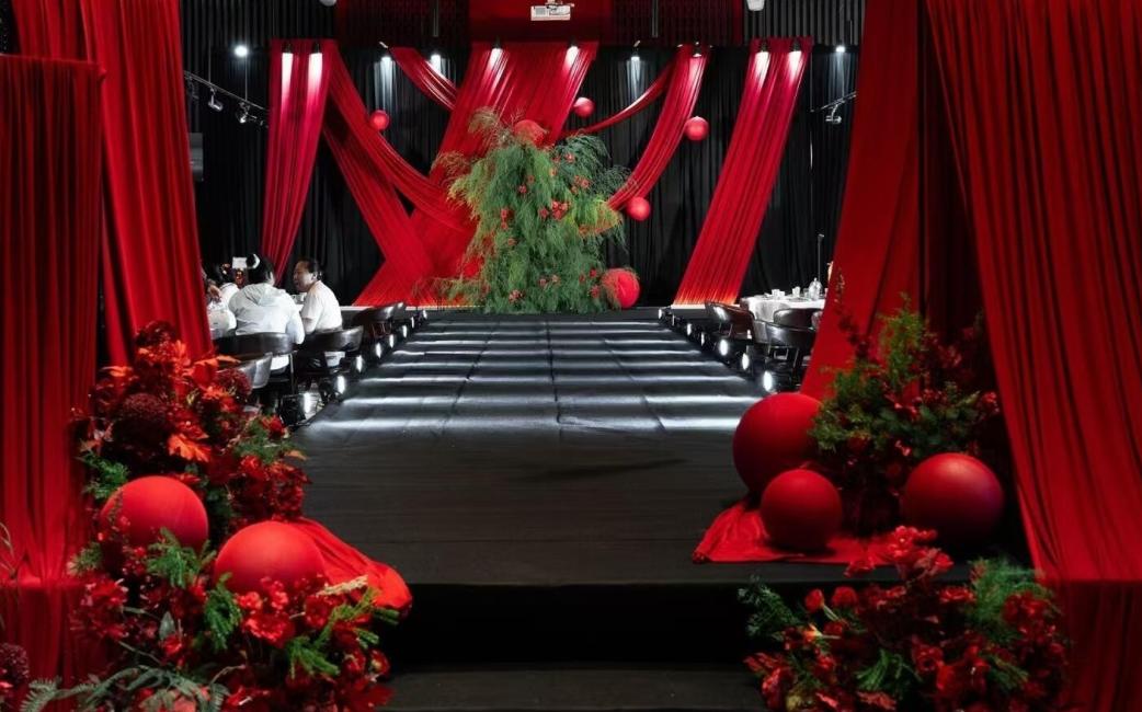 小清新圣诞风红色系婚礼