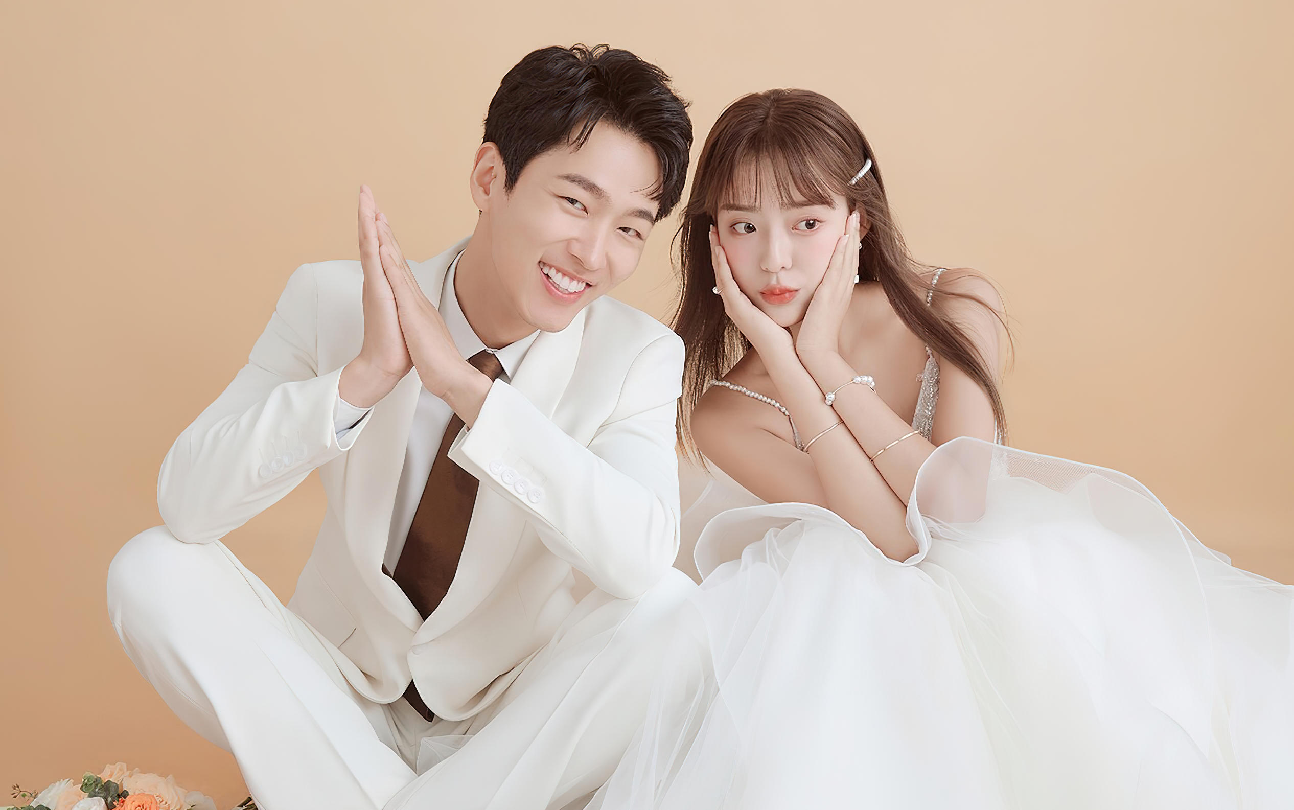 愛慘了我的韓式奶油風(fēng)婚紗照??