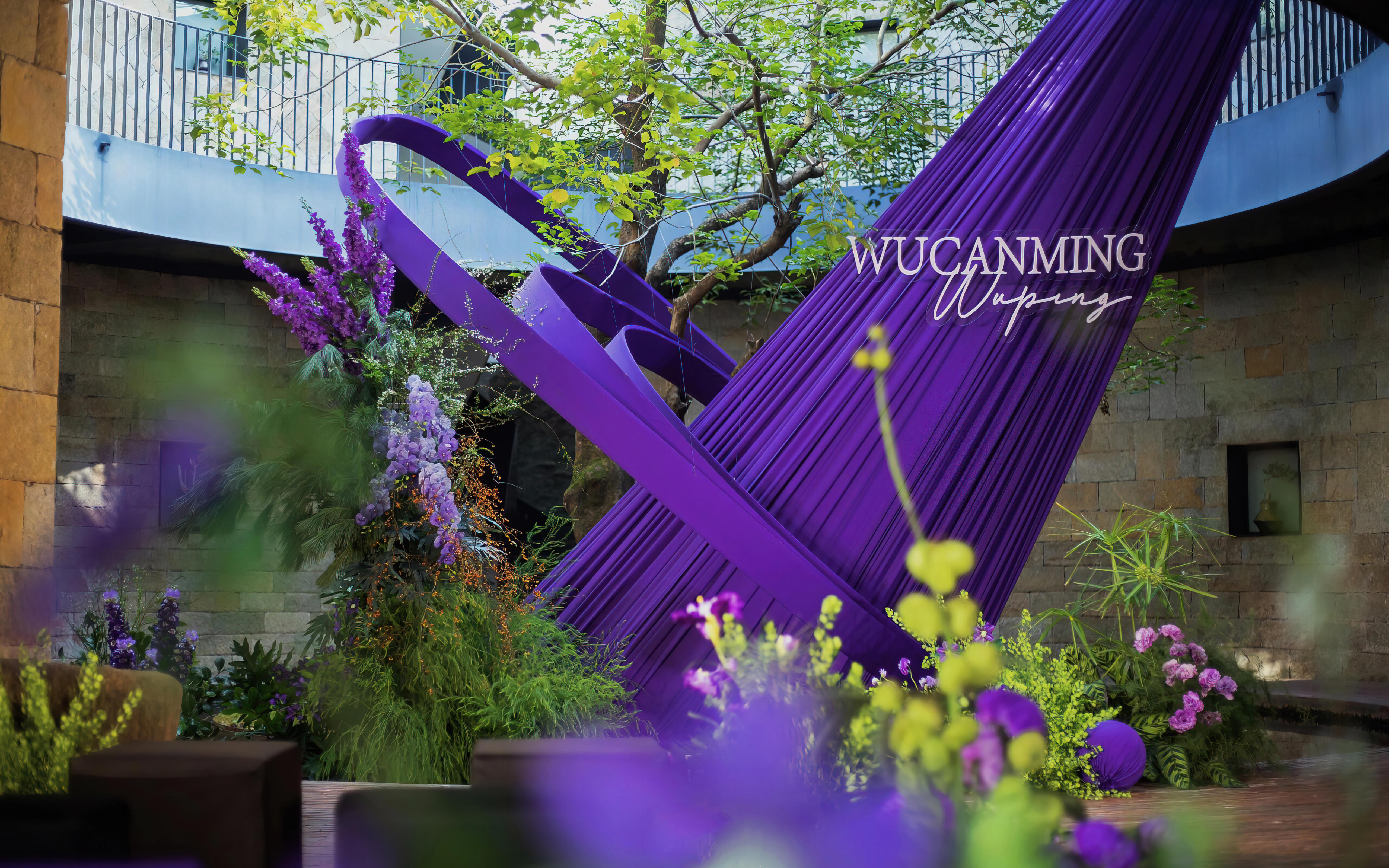 关于紫色的浪漫叙事｜把艺术搬进婚礼现场