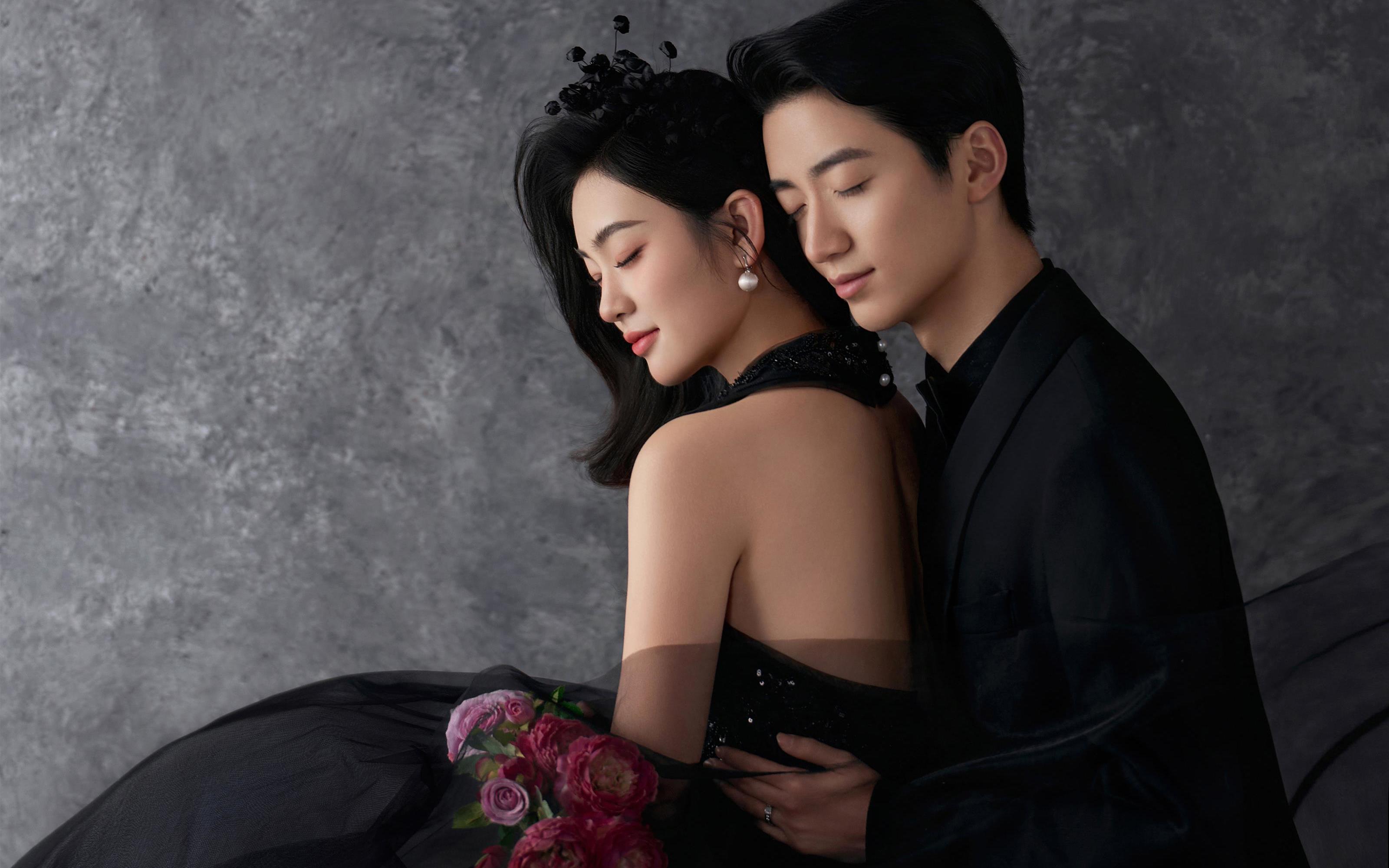  【半夏研創(chuàng)】黑紗油畫