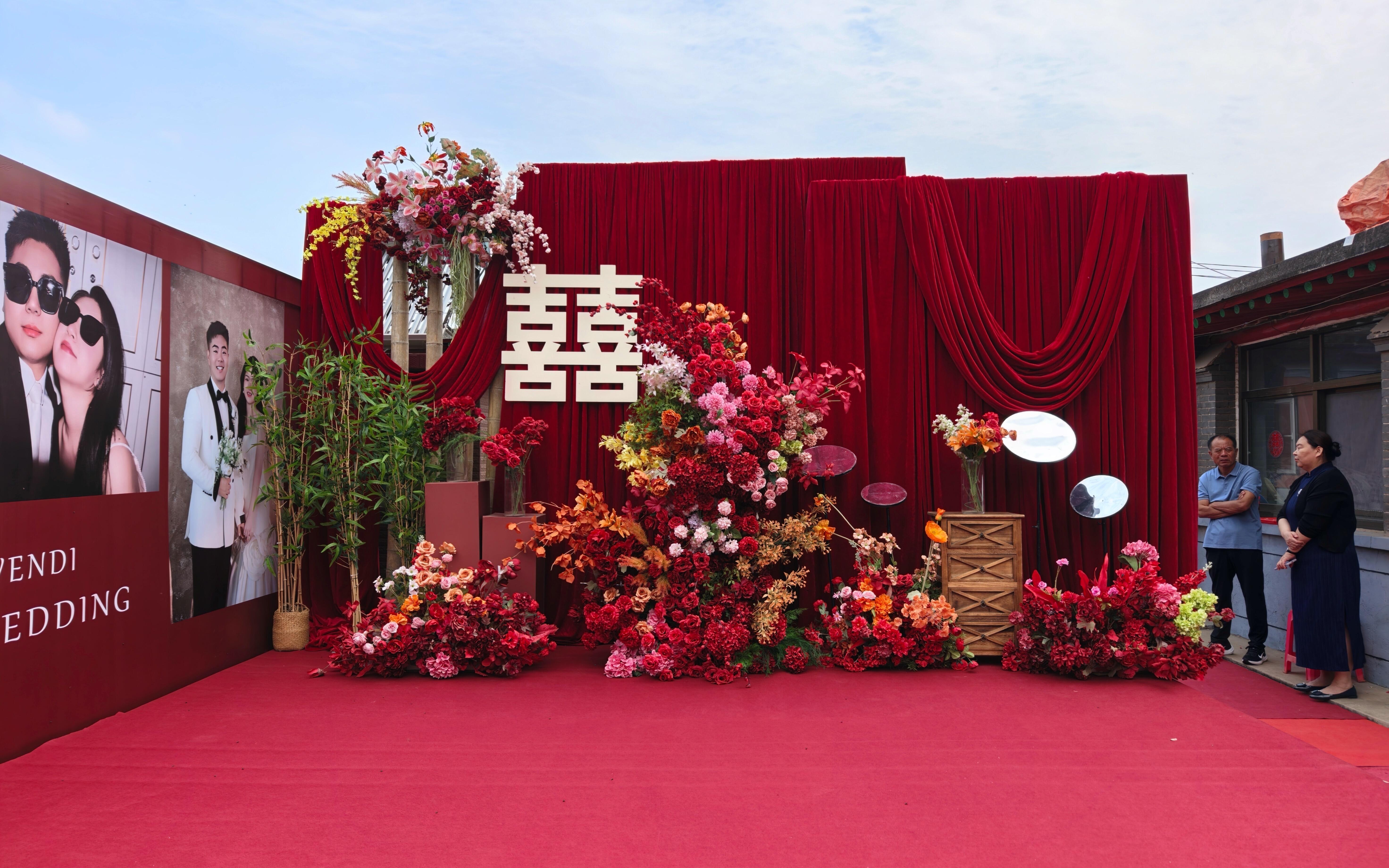 【金铂爵】小县城的户外农村婚礼😍