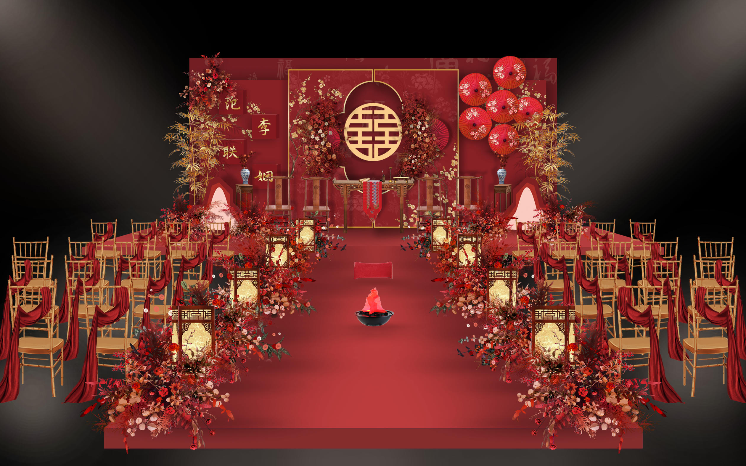 中式婚礼  |  明制婚礼   比翼成双 