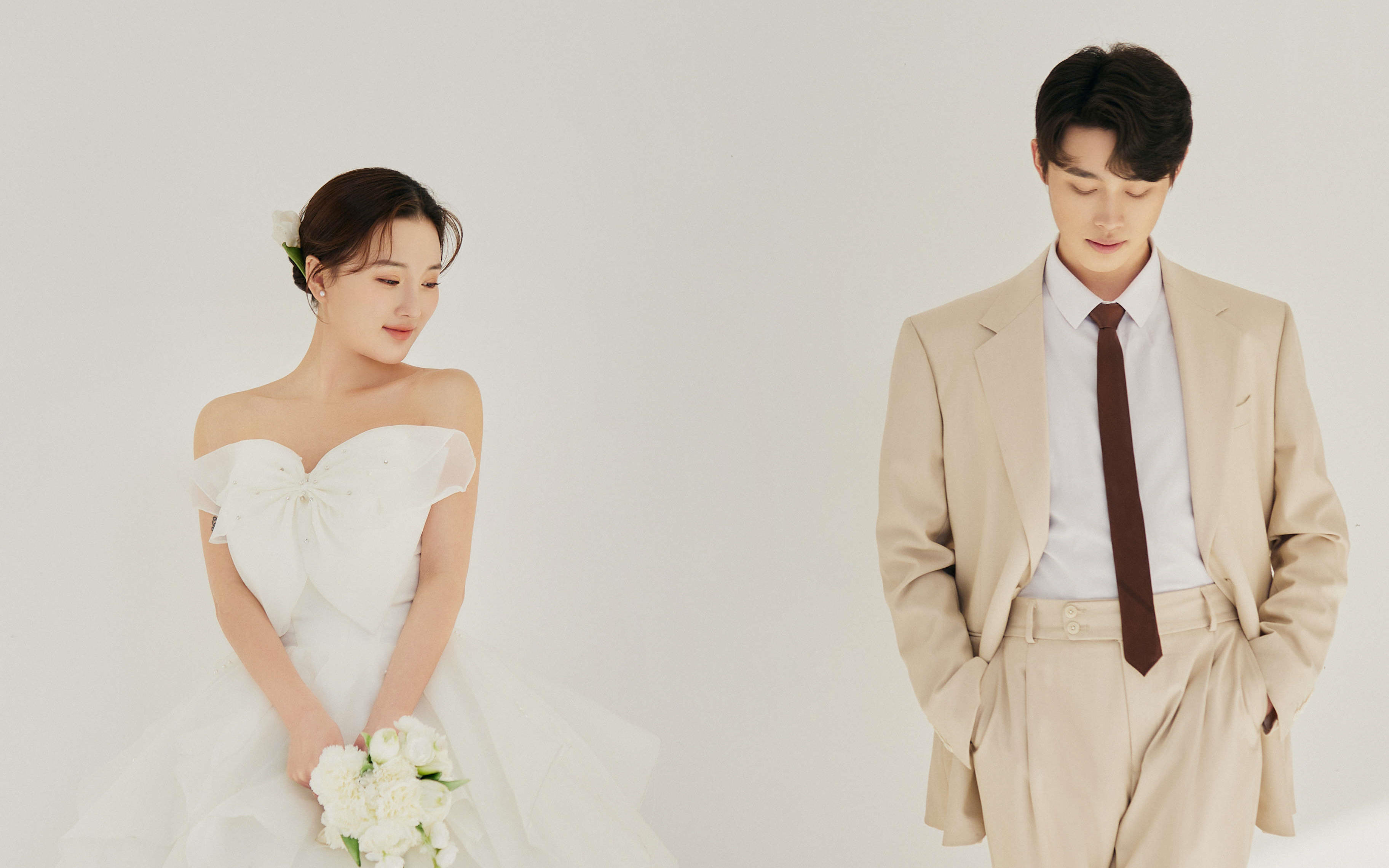 朋友圈都在疯狂夸赞好看的韩式光影婚纱照