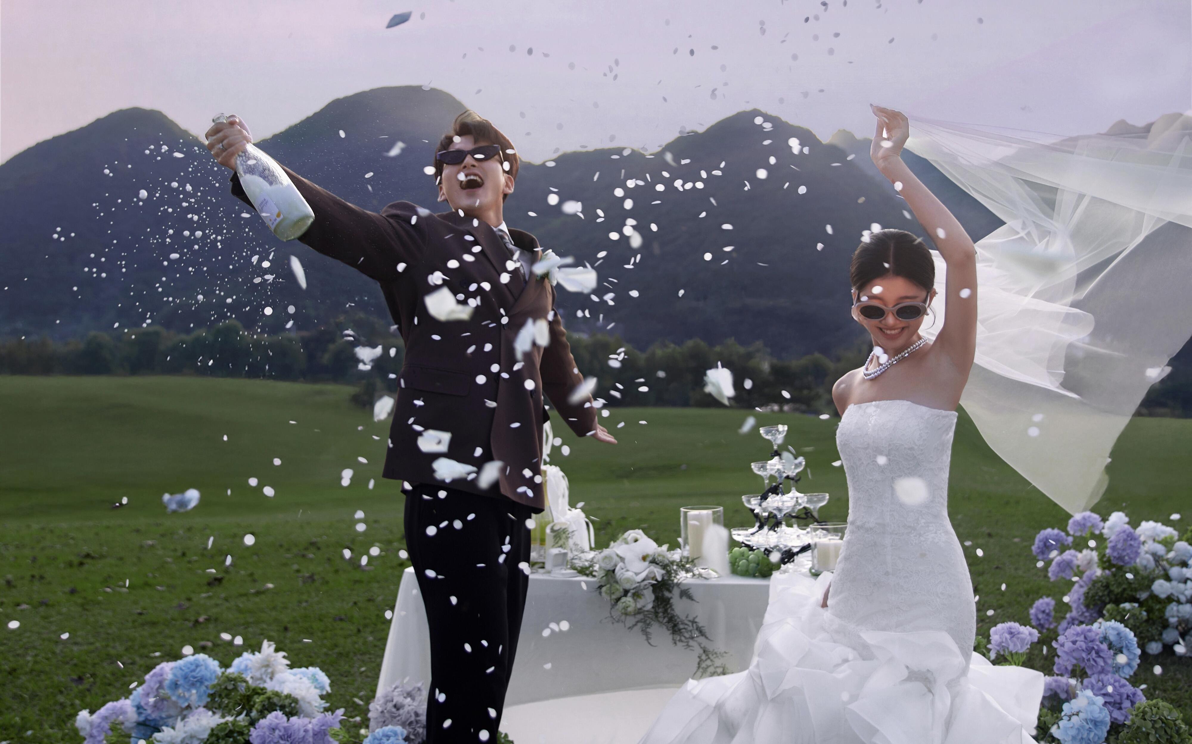 超愛又有松弛力的婚紗照