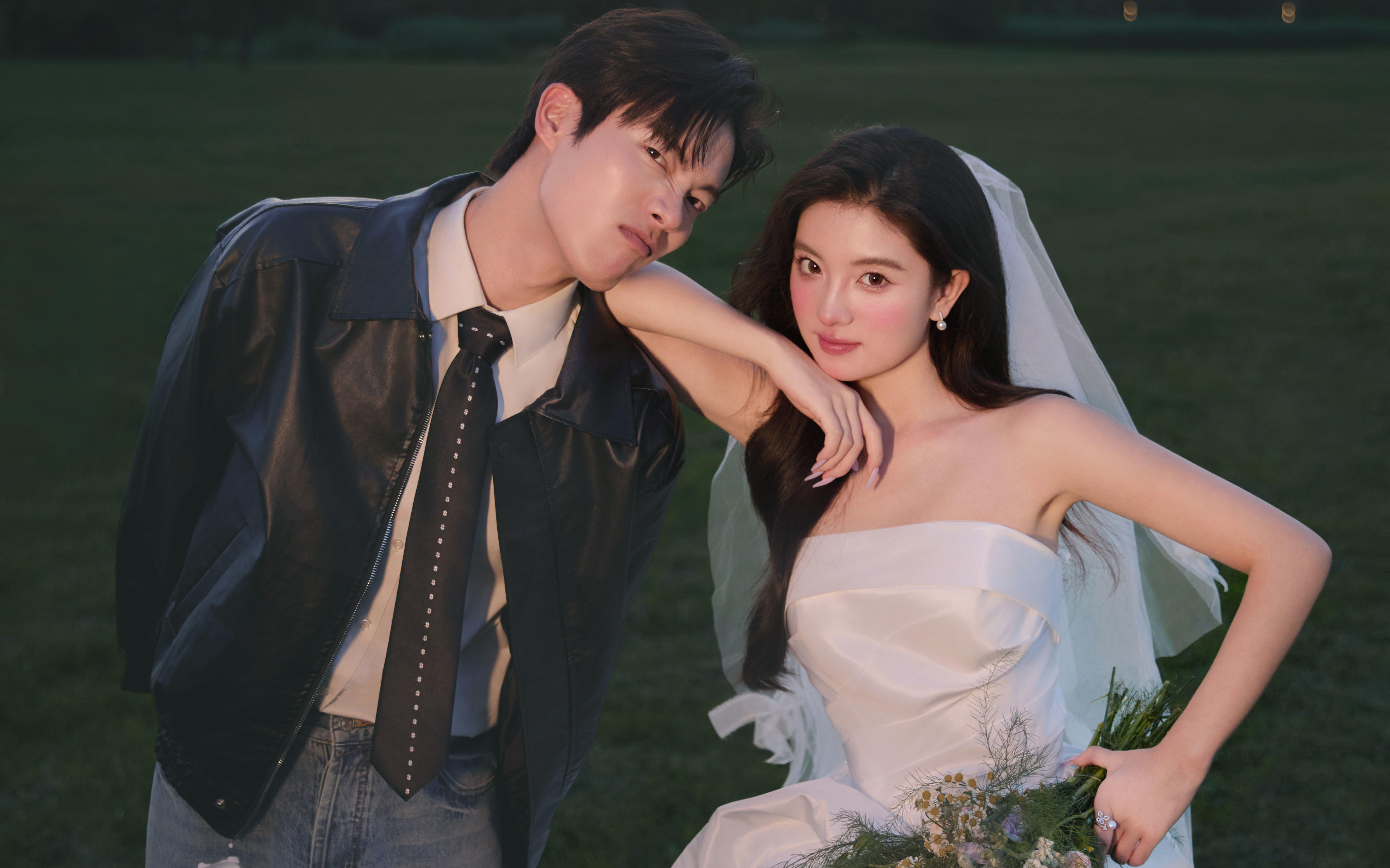 松弛感爆棚的婚纱照才是我的舒适圈