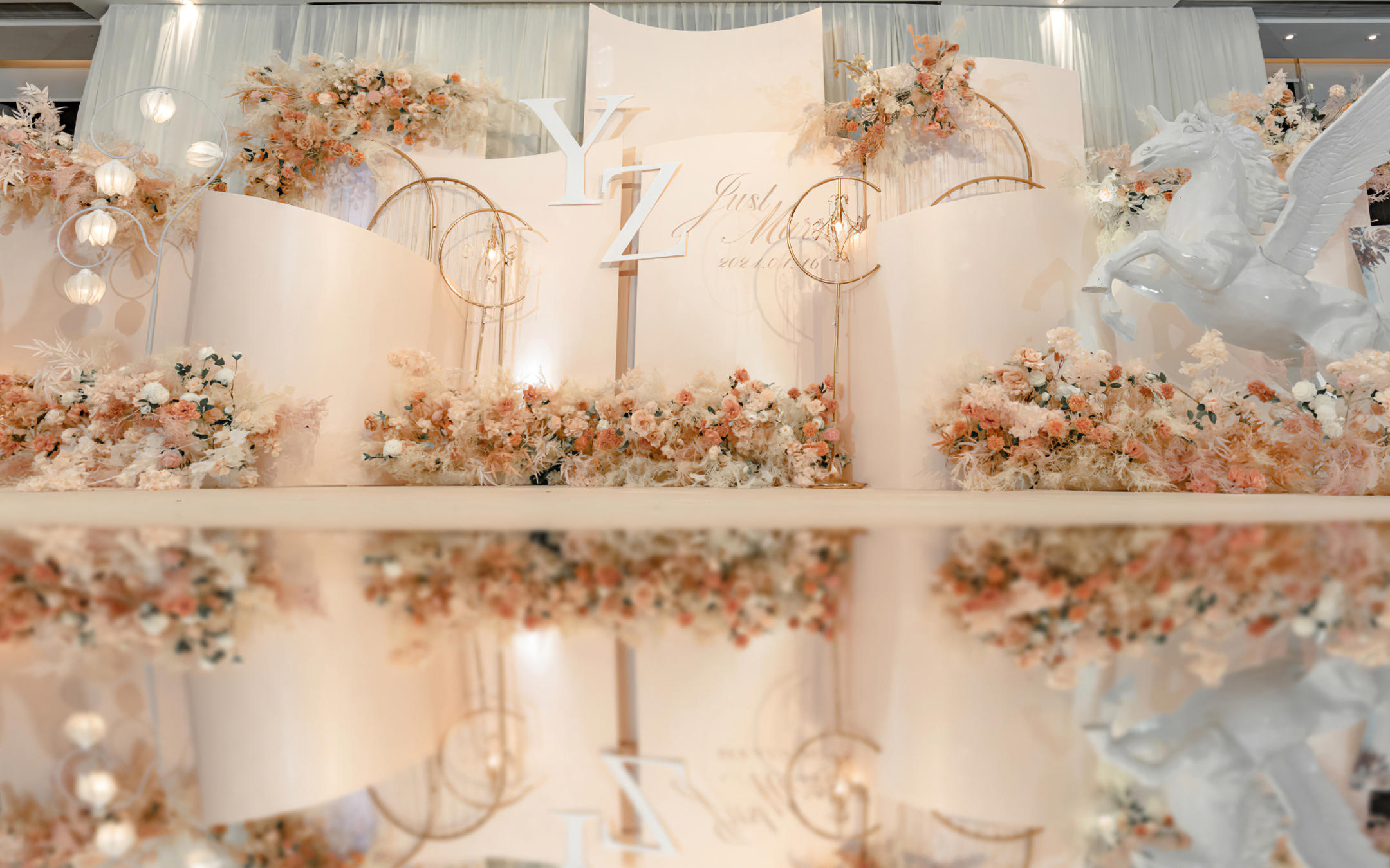 指姻爱 | 超高性价比室内婚礼布置含四大