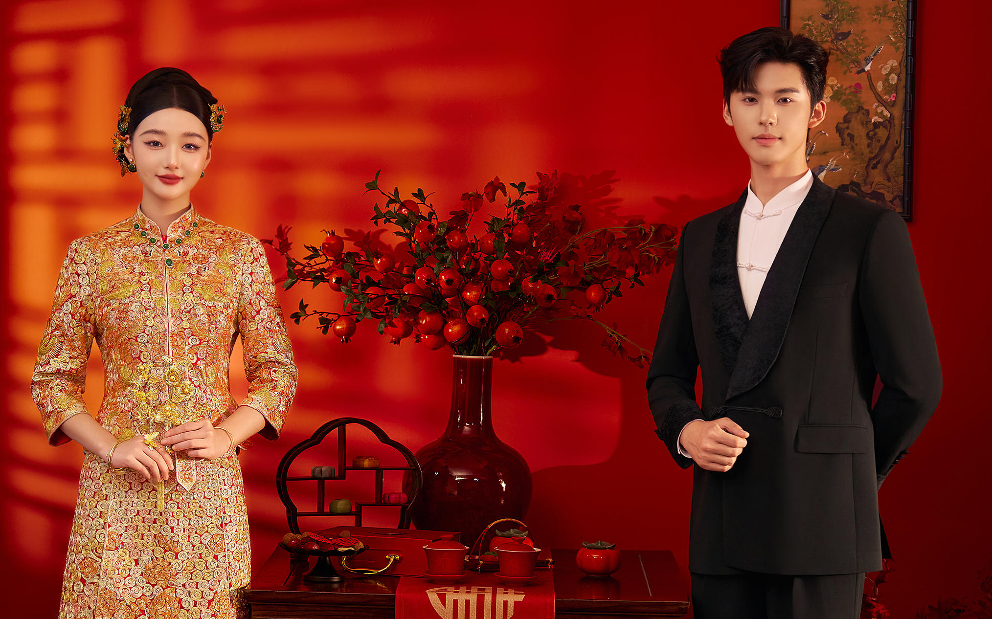 新中式婉約高級(jí)感婚紗照