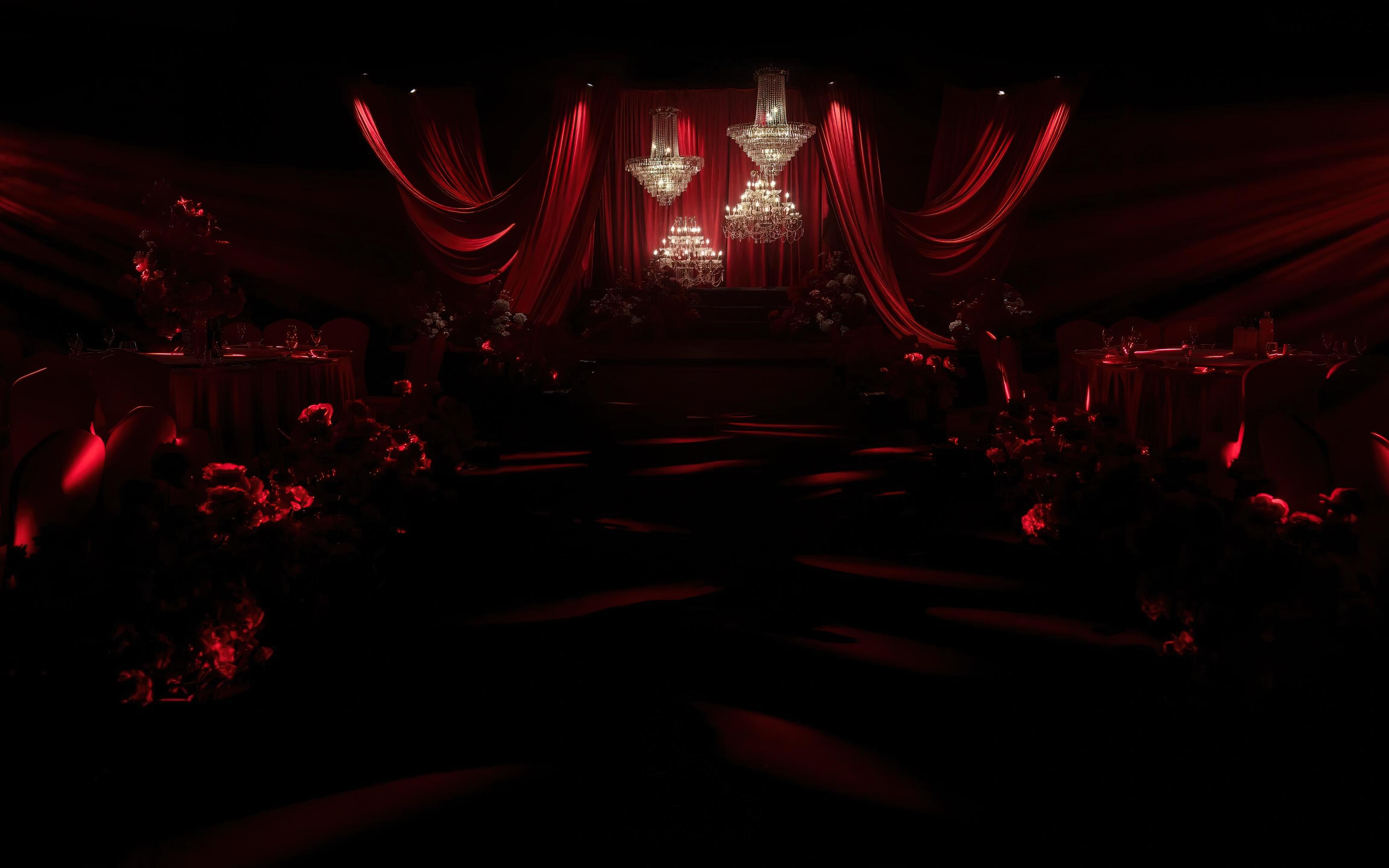 《红幕启爱》复古剧院红丝绒婚礼