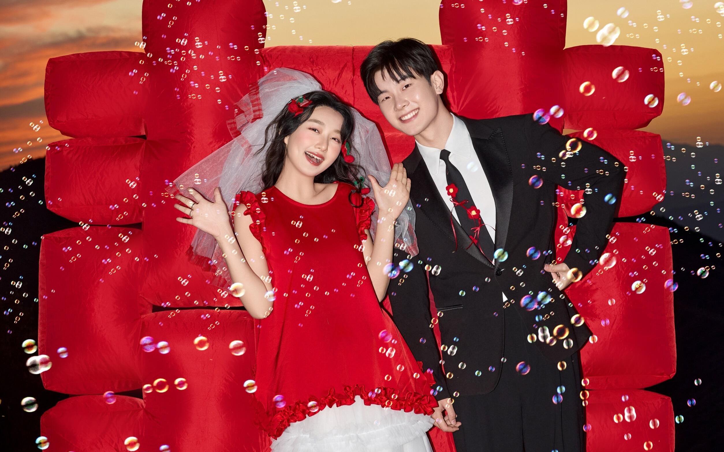 超绝活人感婚纱照