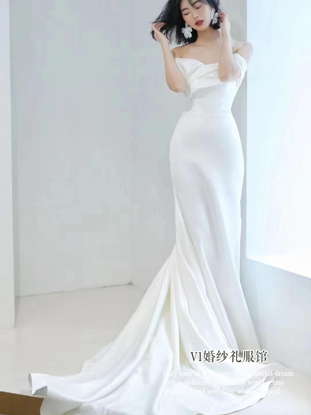 【v1礼服】小众鱼尾设计