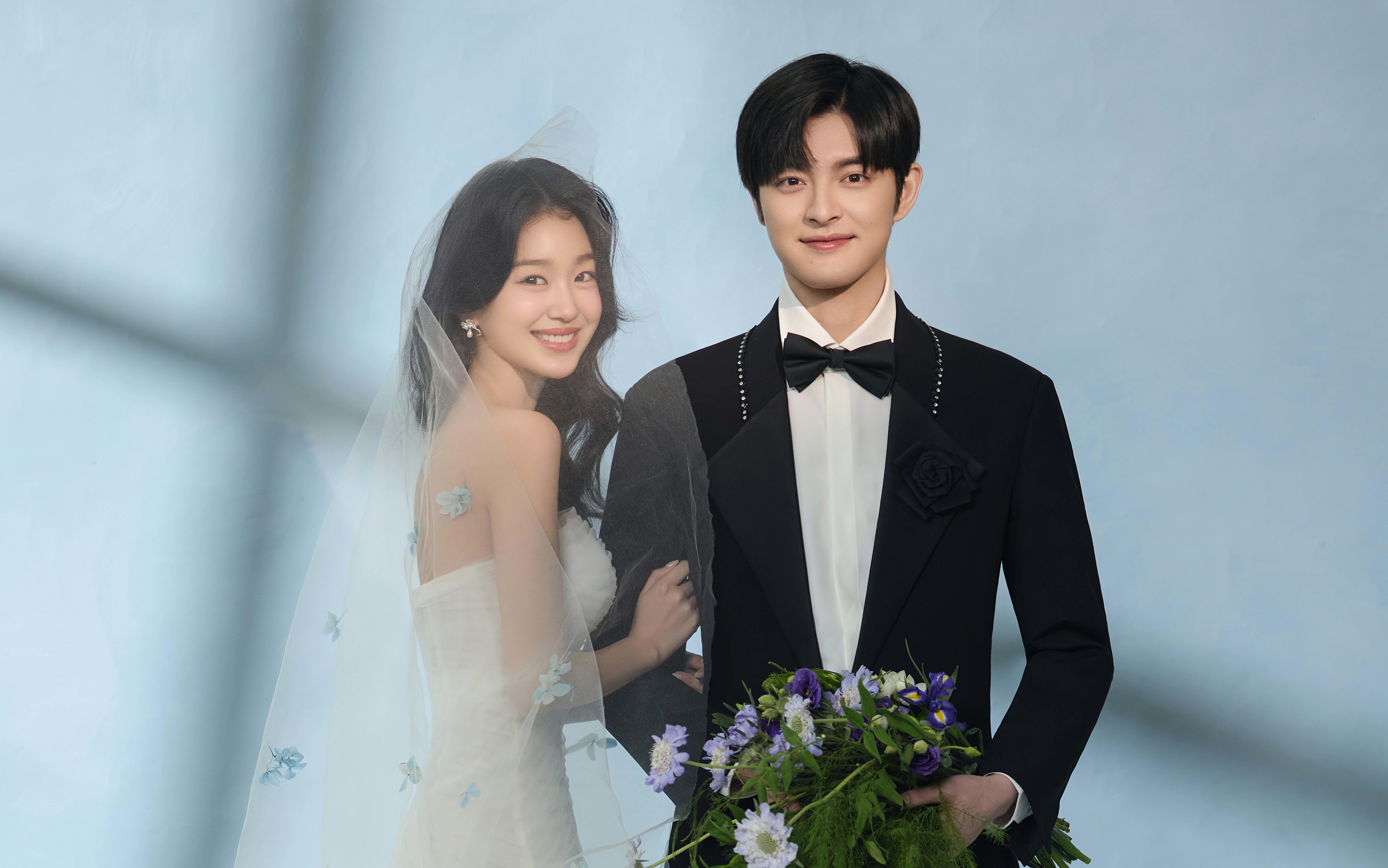 爱惨了我的内景婚纱照 甜美高级太心动了