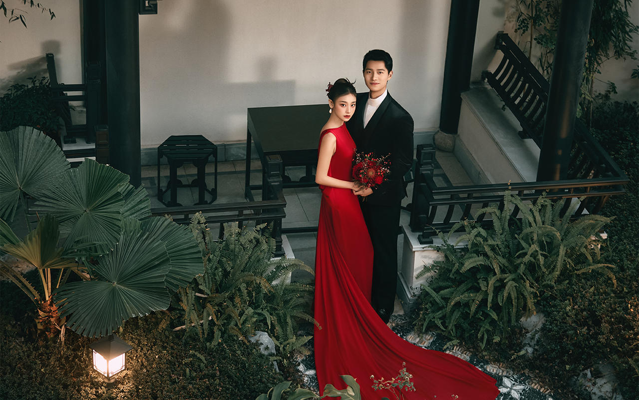 誰懂??在臺州拍的新中式婚紗照夜太美了吧