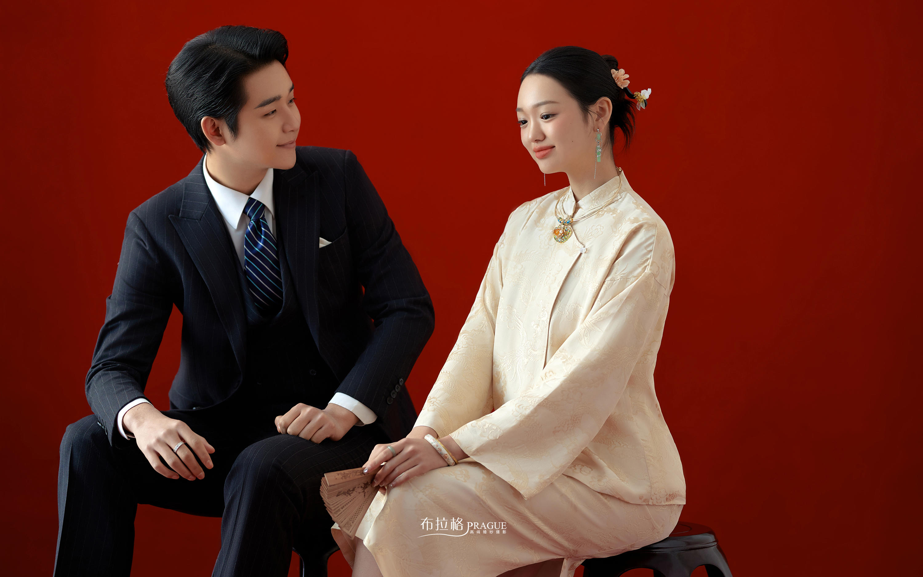 中式大氣婚紗照