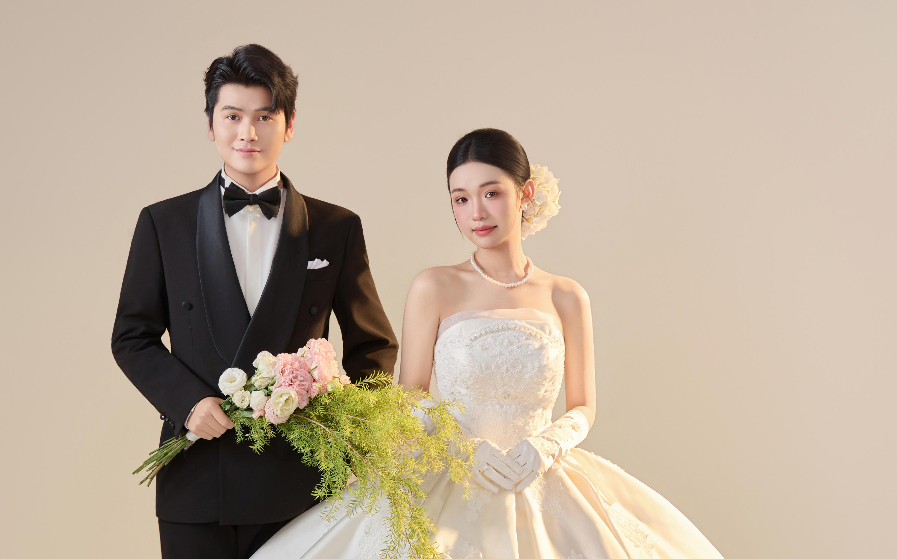 【壹家摄影】极简主纱婚照|“韩剧式浪漫”拉满~