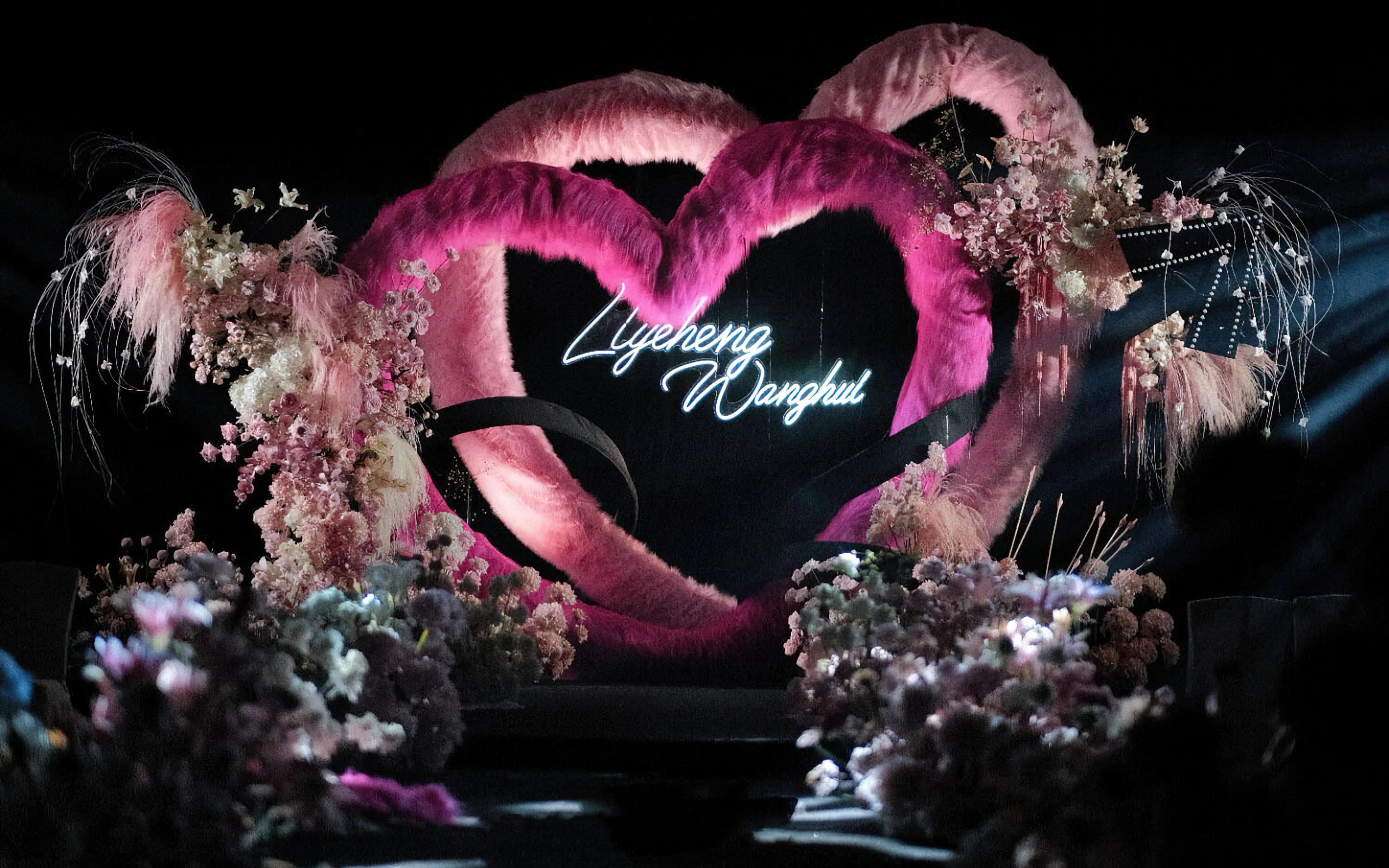 [景星门]韩式爱心粉色系主题婚礼