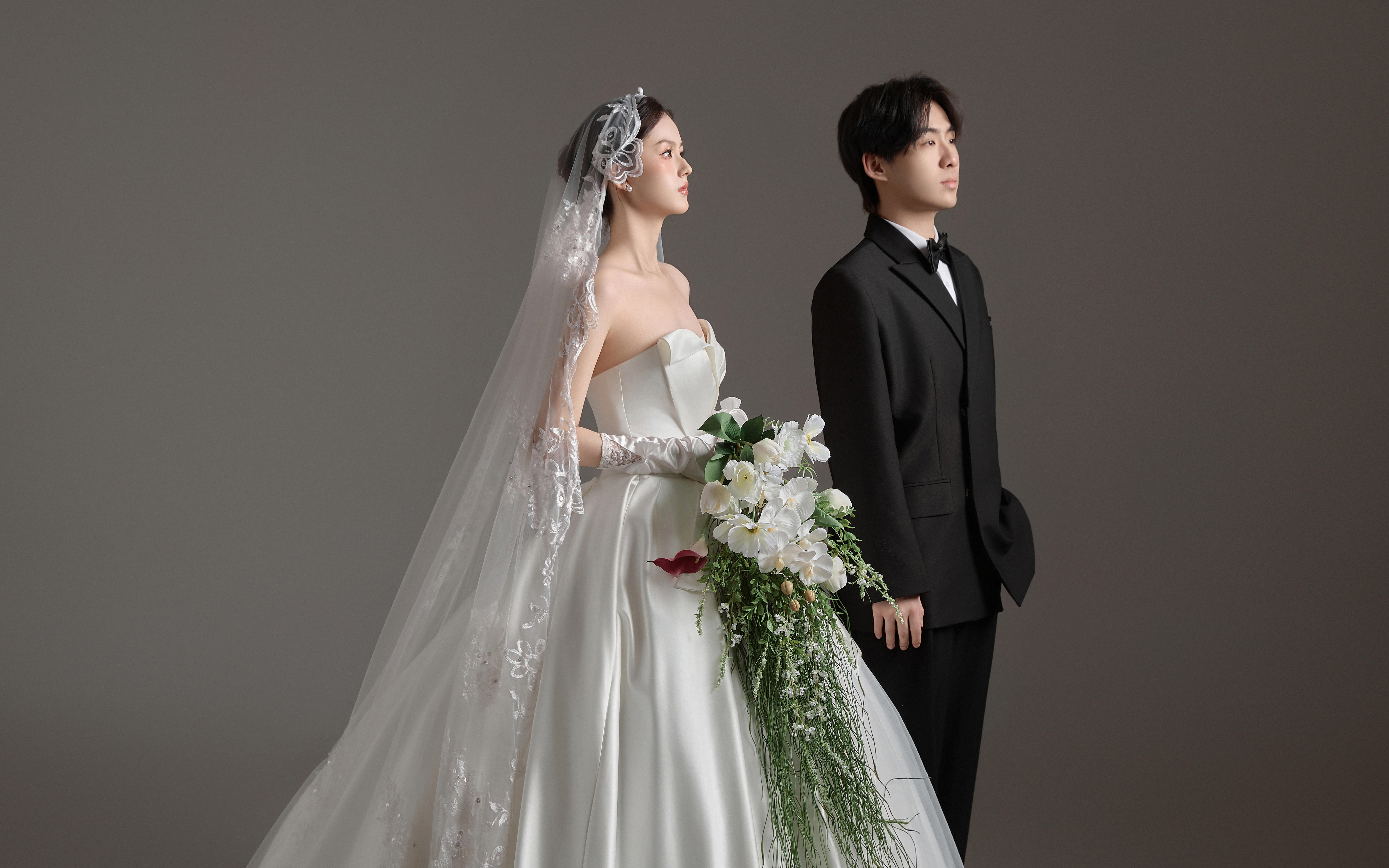 室内主纱婚纱照这样拍超耐看~