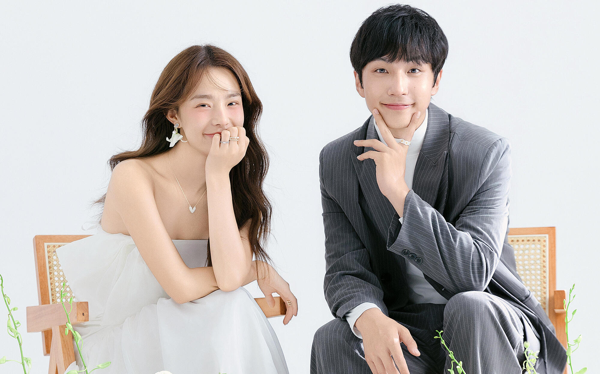 还得是咱00后💐纯爱少女的韩式小清新婚纱照