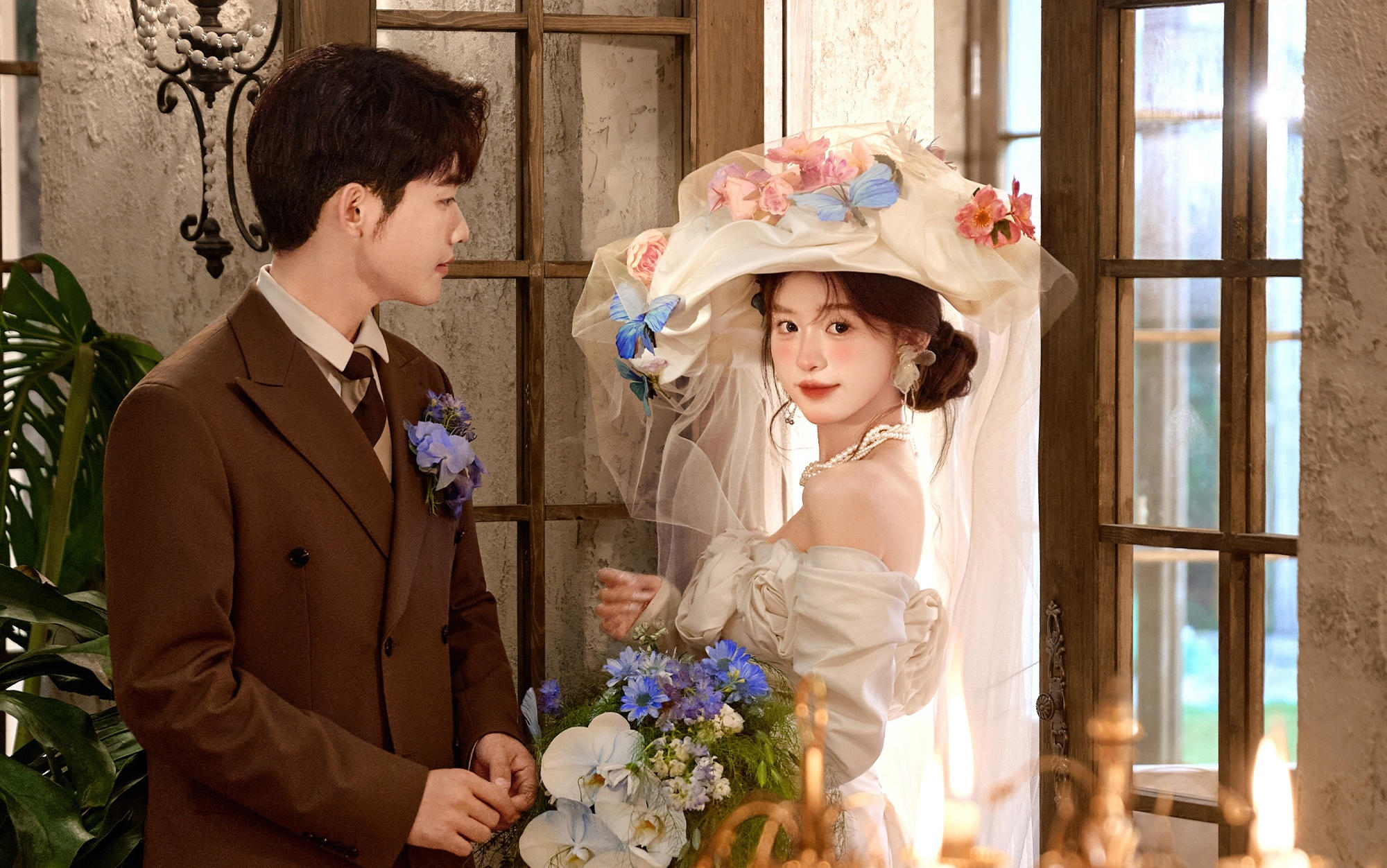 推開溫柔的門??高級??會發(fā)光的復(fù)古儀式主紗