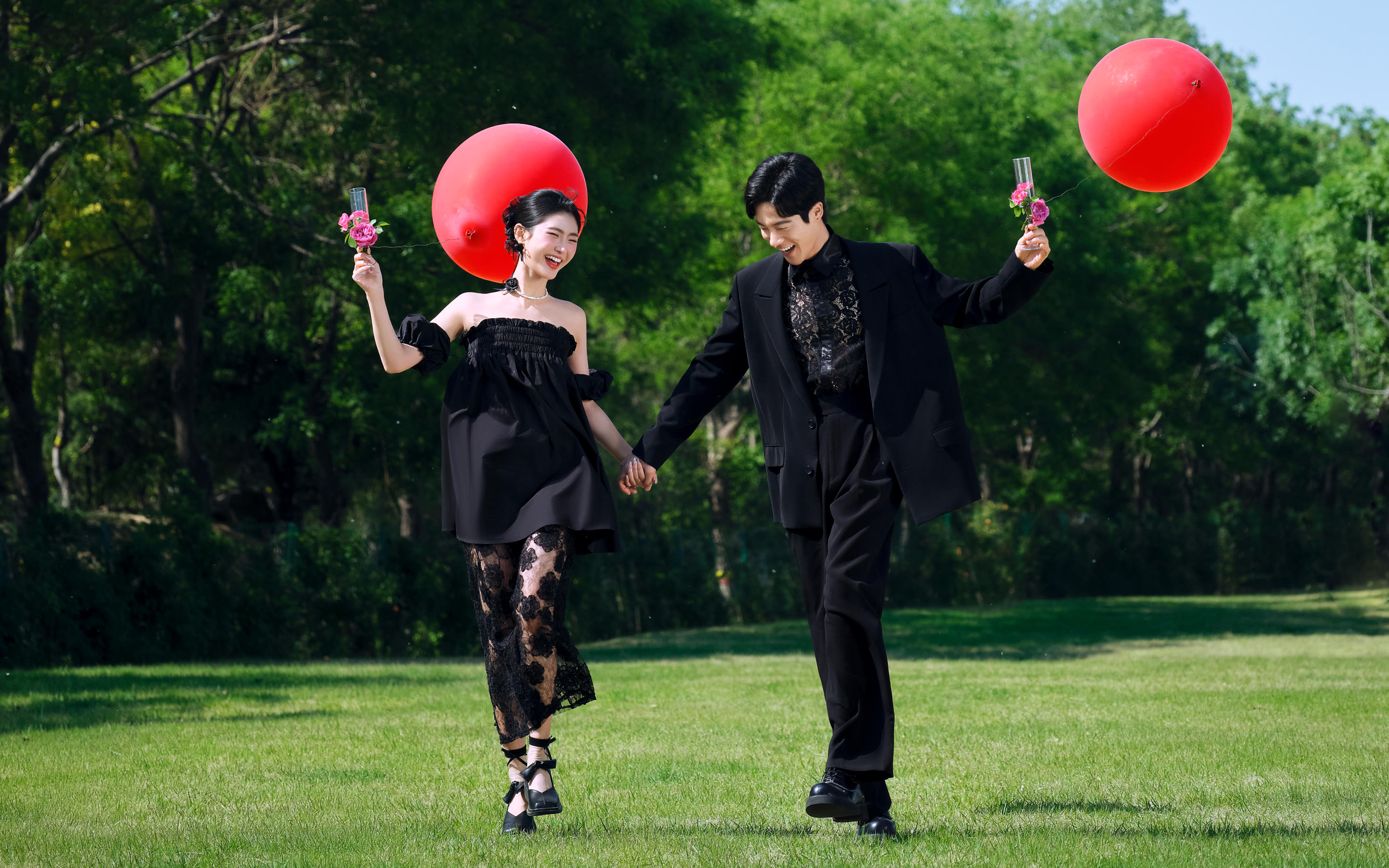 00后不跟风❗get小众高级感黑纱婚纱照🎬