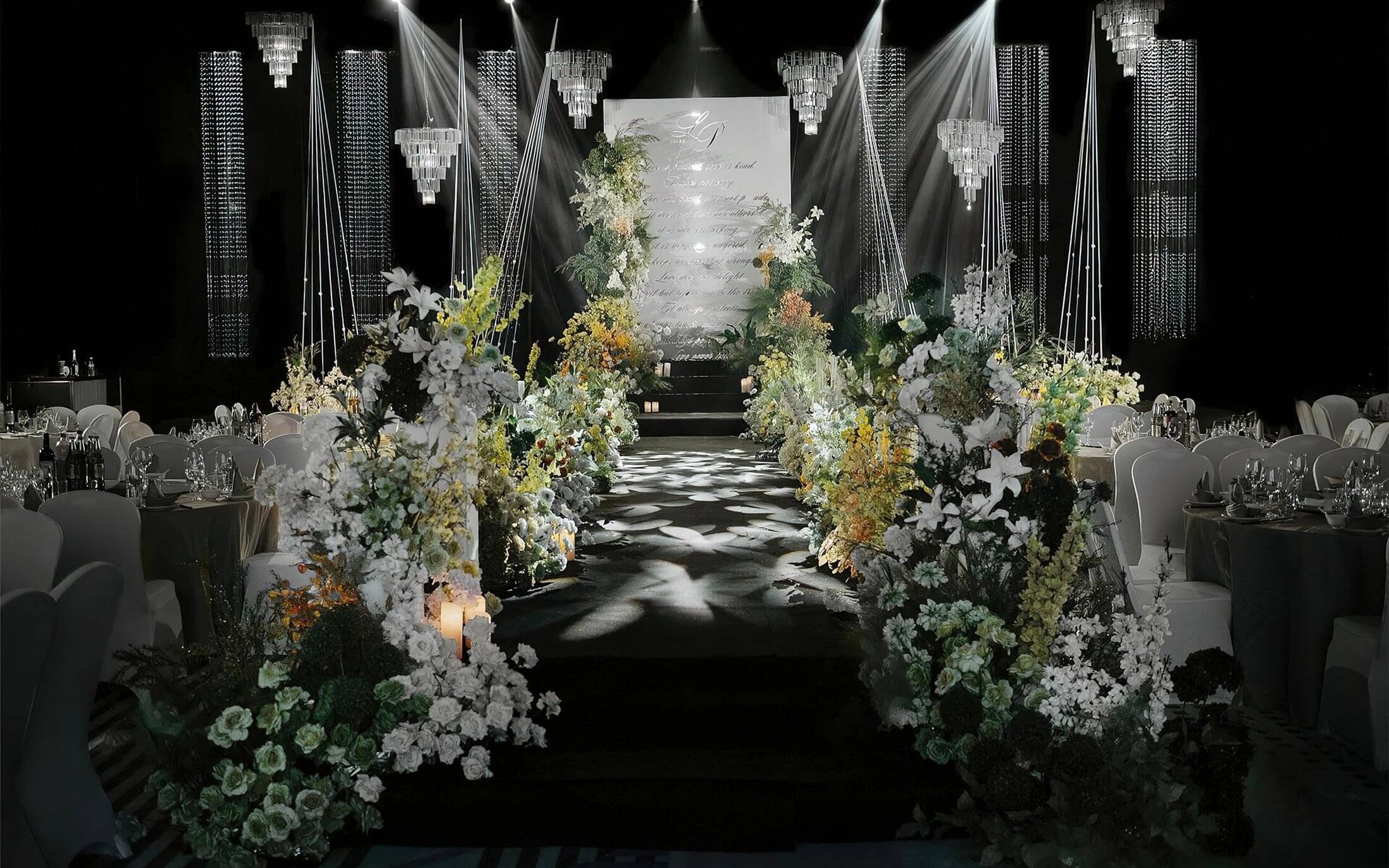 【梦幻婚庆礼仪策划】丁达尔韩式水晶婚礼