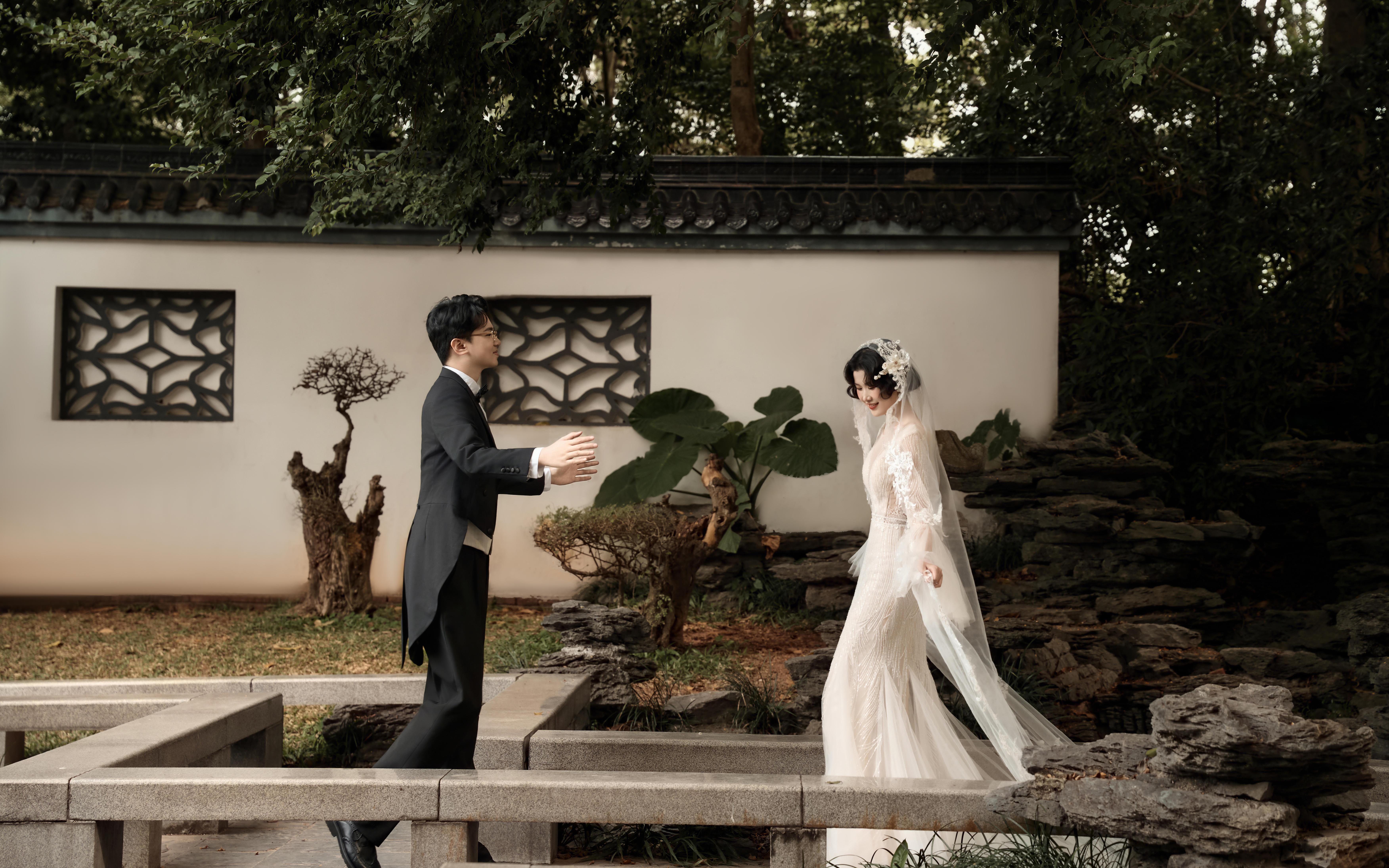 陸小姐園博園婚紗照