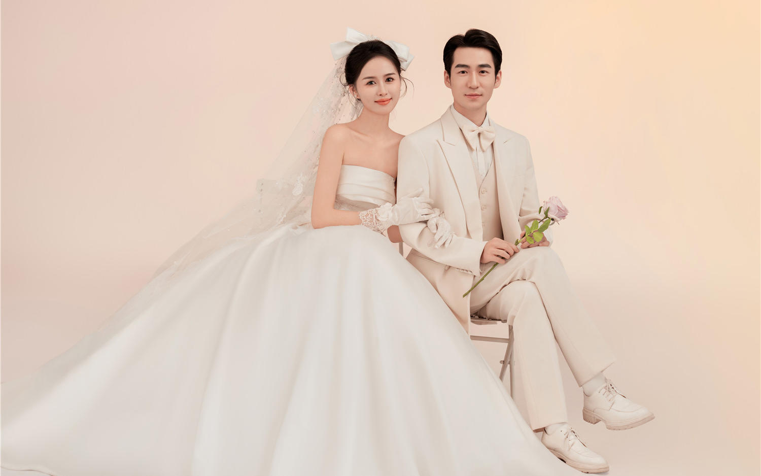 【西北龙研发】韩式温柔米色婚纱照