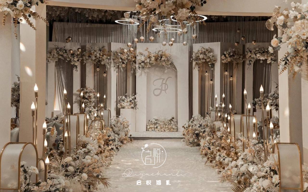 启悦婚礼-轻奢香槟色婚礼