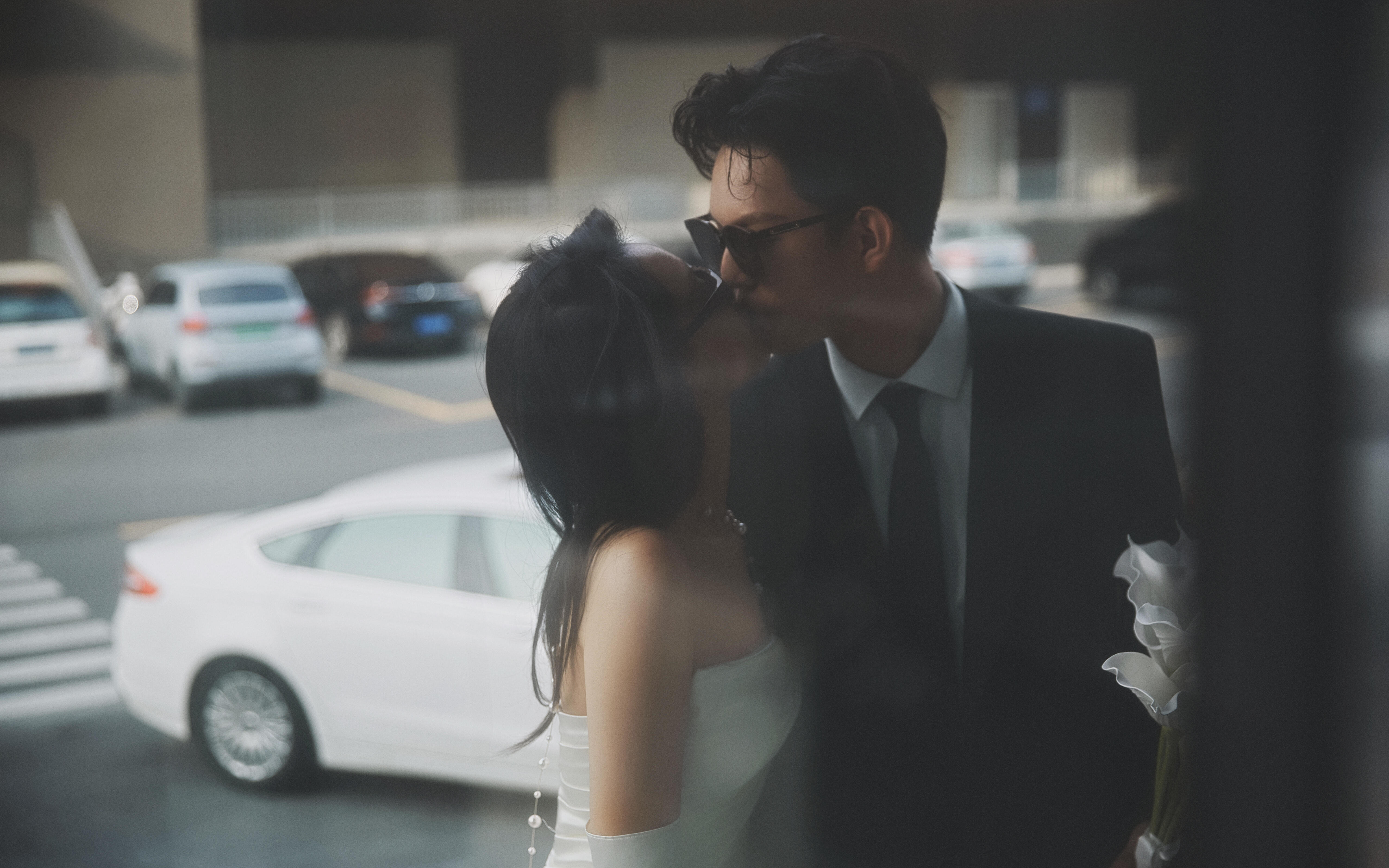 電影感氛圍感韓式婚紗照??