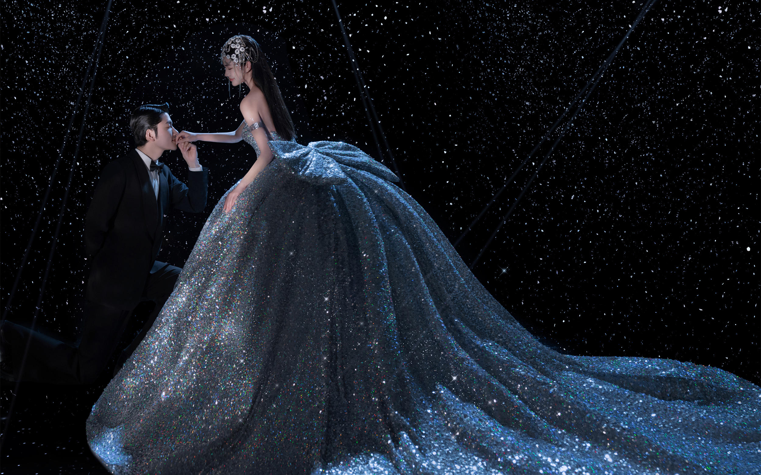 啊啊啊啊?期待已久的光影婚紗照也太好看了