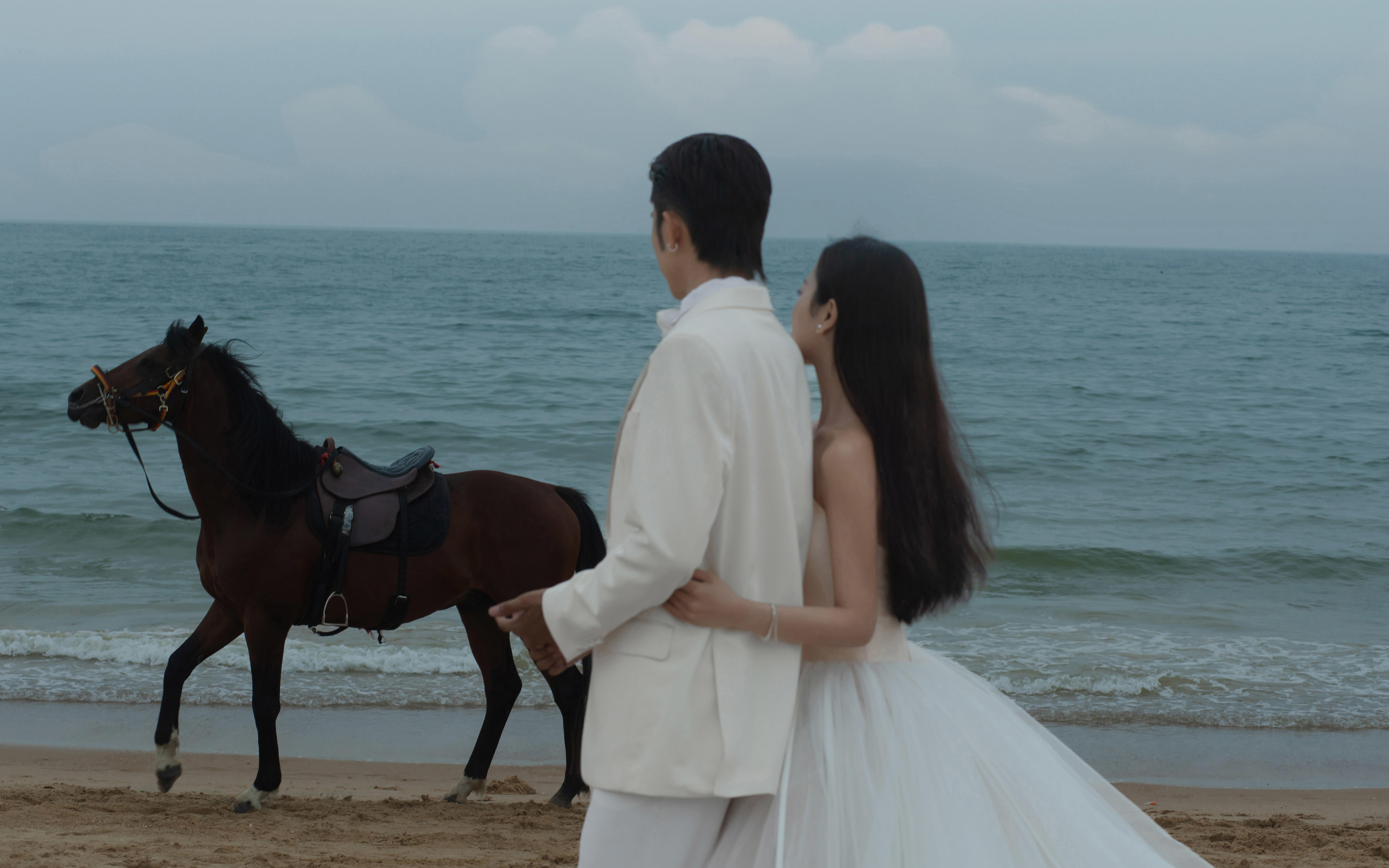 铂斐旅拍-海边电影故事感婚纱照推荐