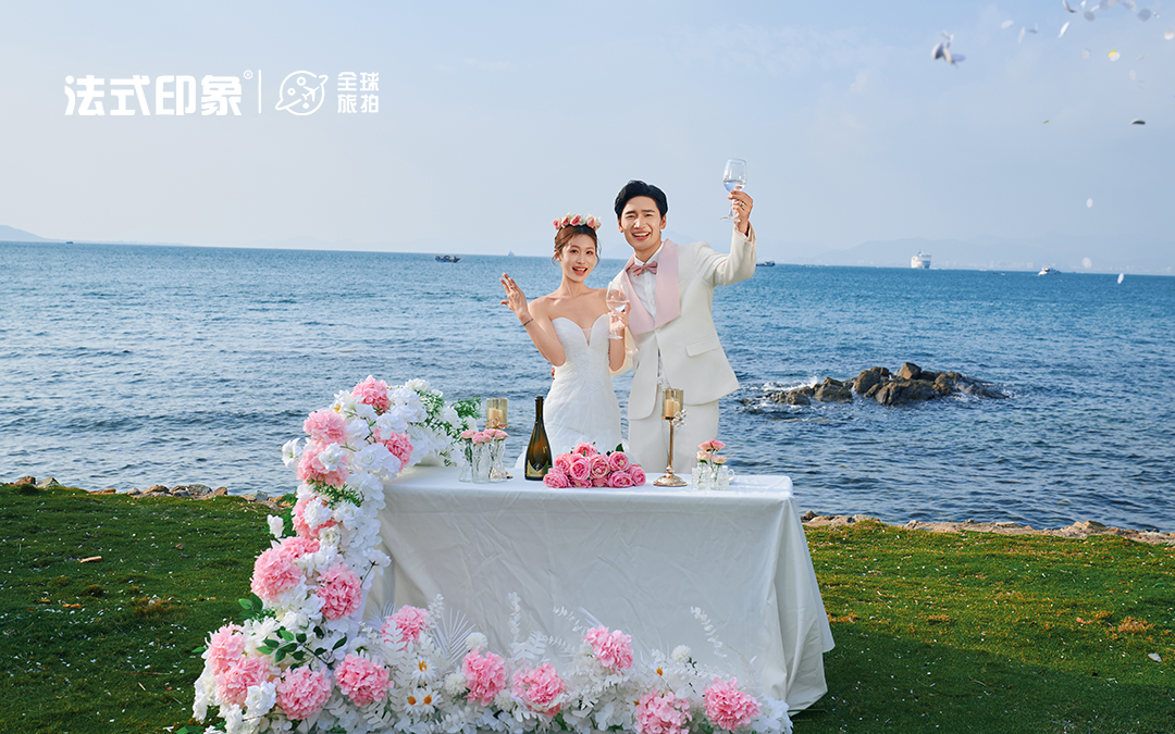 【法式印象】甜到爆炸啊❗️玫瑰和海边都很浪漫~