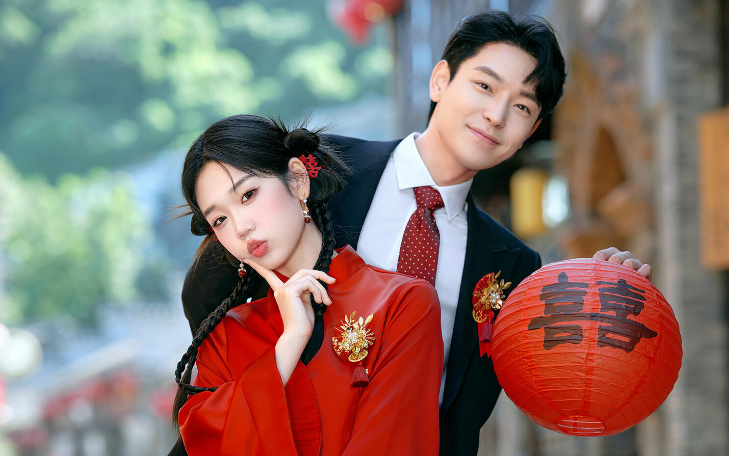 【幸福到冒泡的喜嫁婚紗照】