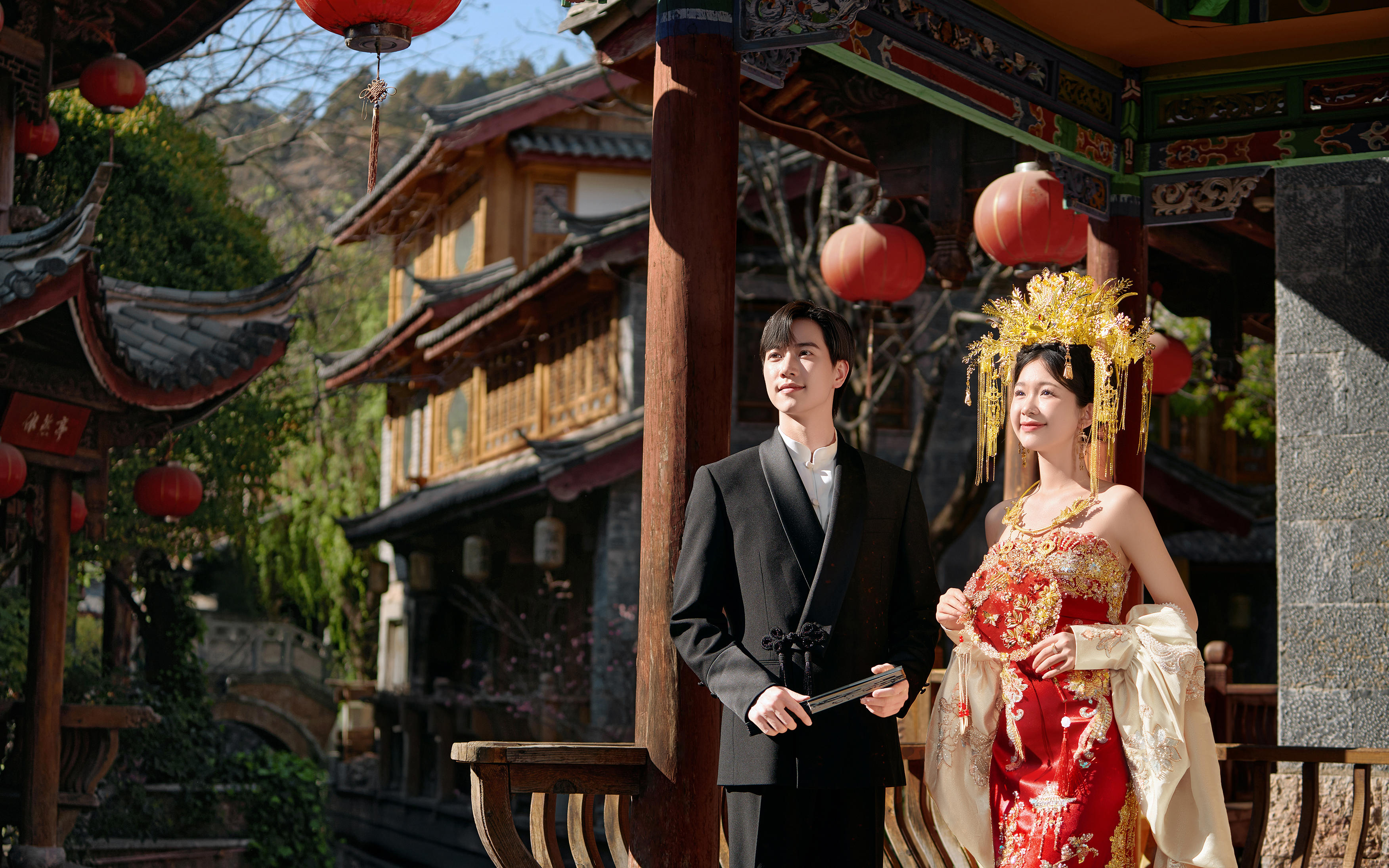 丽江婚纱照｜在千年茶马古道，我们圆了一场江湖梦