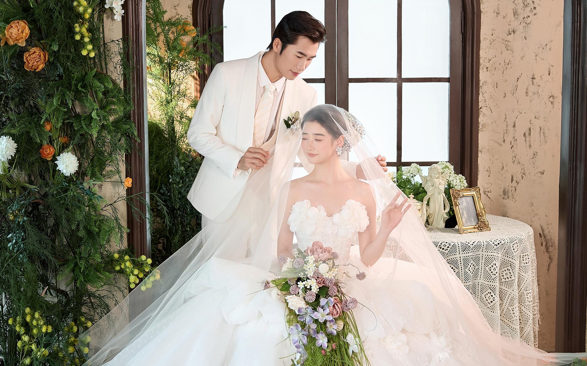 神仙姐姐同款满天星！把浪漫拍进婚纱照里也太美了