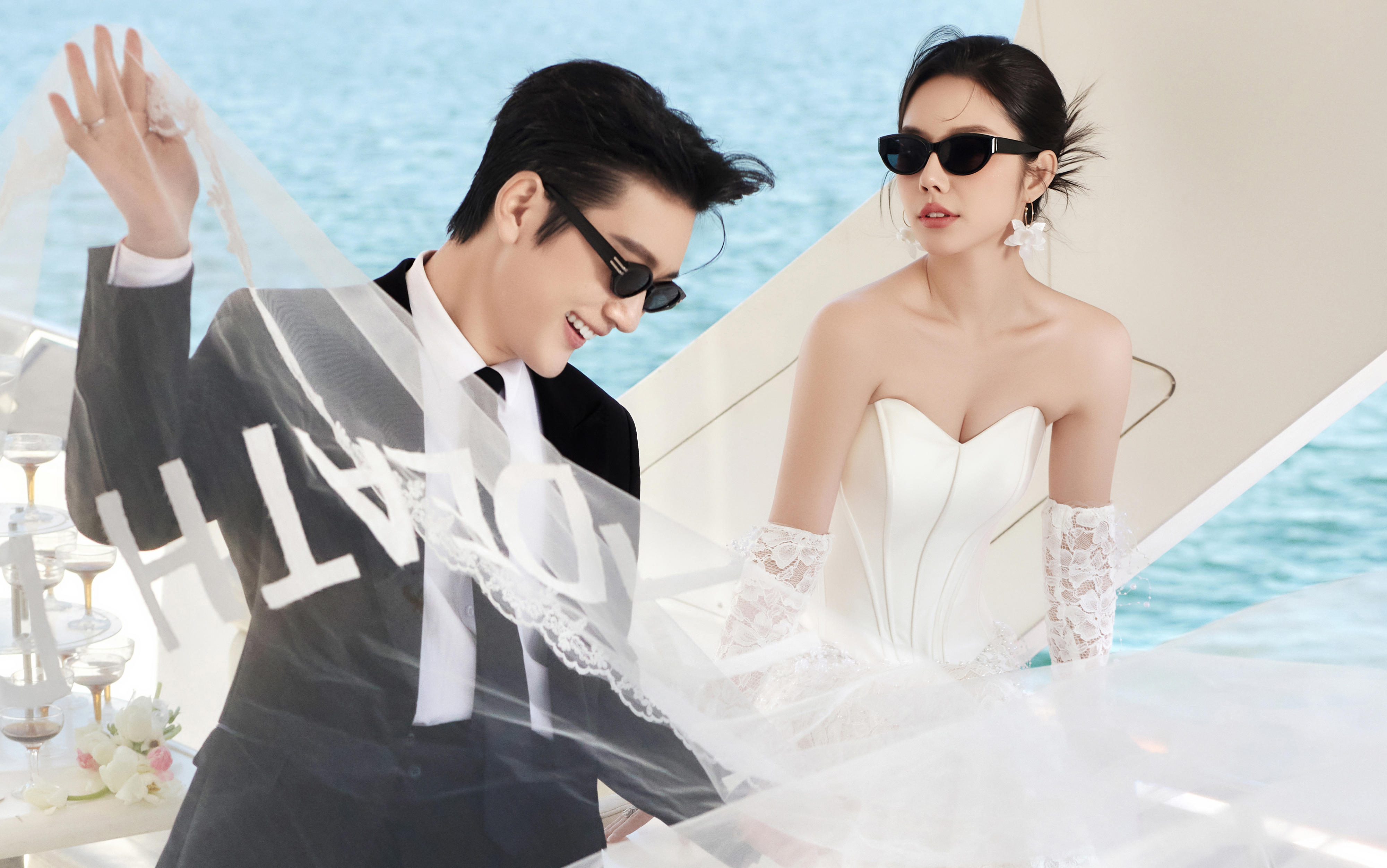 谁懂啊！大连游艇婚纱照，高级感拉满
