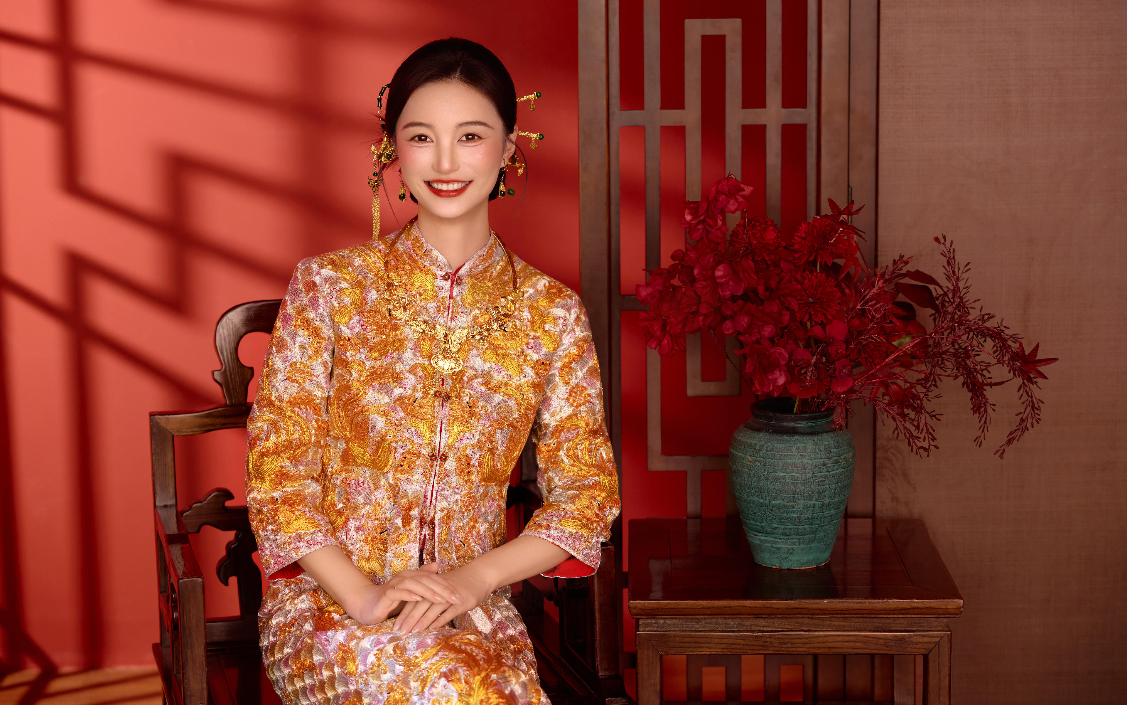 客片分享??中式喜嫁風(fēng)，紅紅火火，喜喜慶慶??