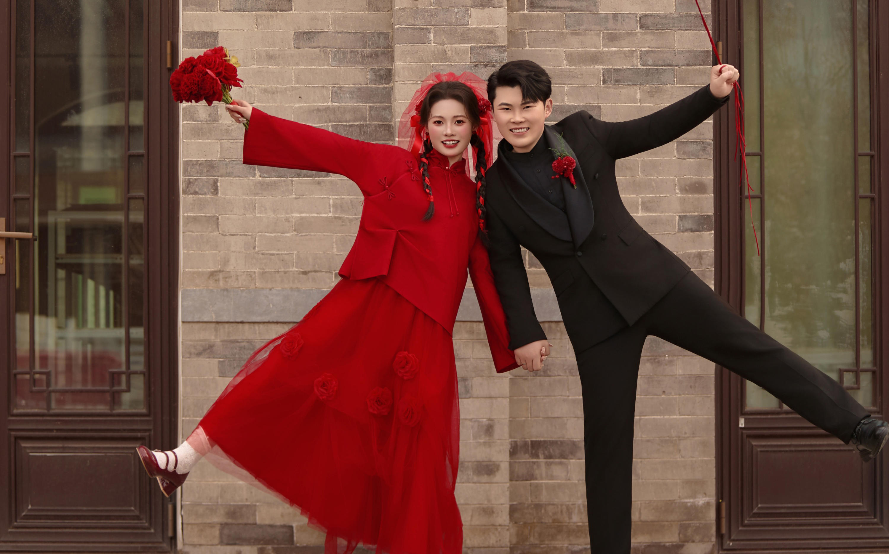 【壹家摄影】囍囍❤拍到了轰轰烈烈的喜嫁婚纱照