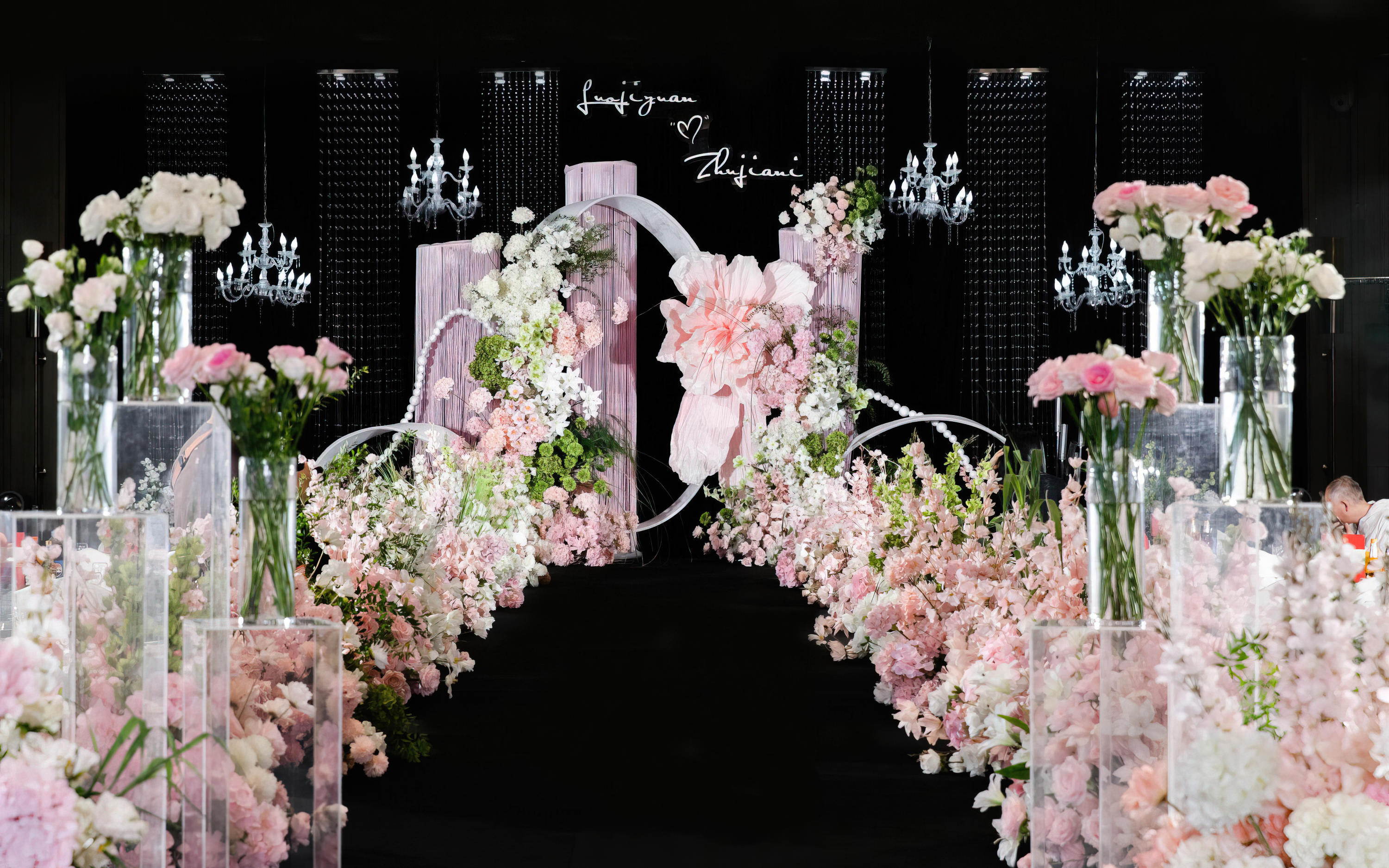 千寻婚礼【晶· 铃】水晶背景韩式婚礼