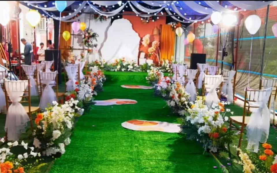 在农村老家布置一场别有用心的小院婚礼