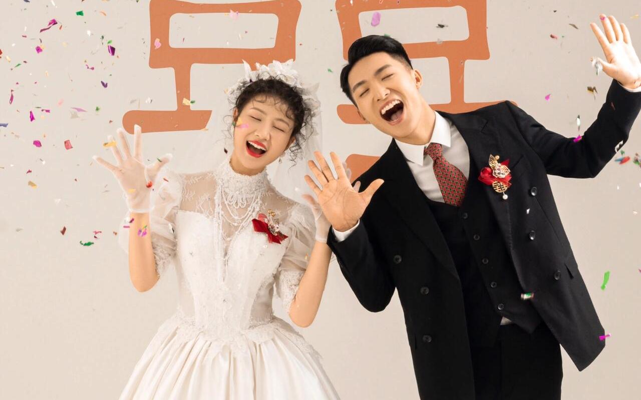 婚禮當(dāng)天被夸爆喜嫁風(fēng)用做迎賓海報(bào)絕了 