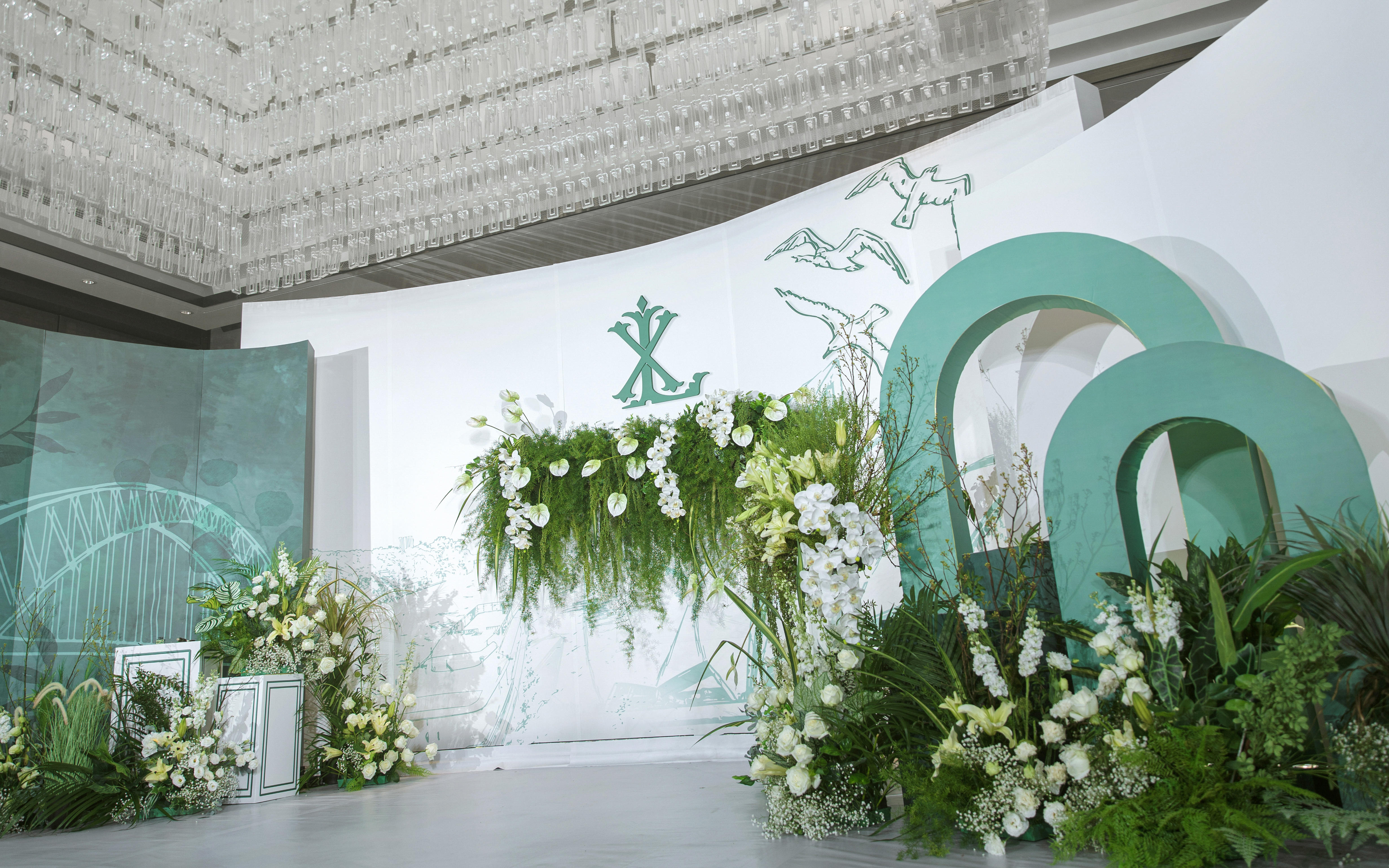 【芊芊婚礼】  绿松石时尚浪漫婚礼 