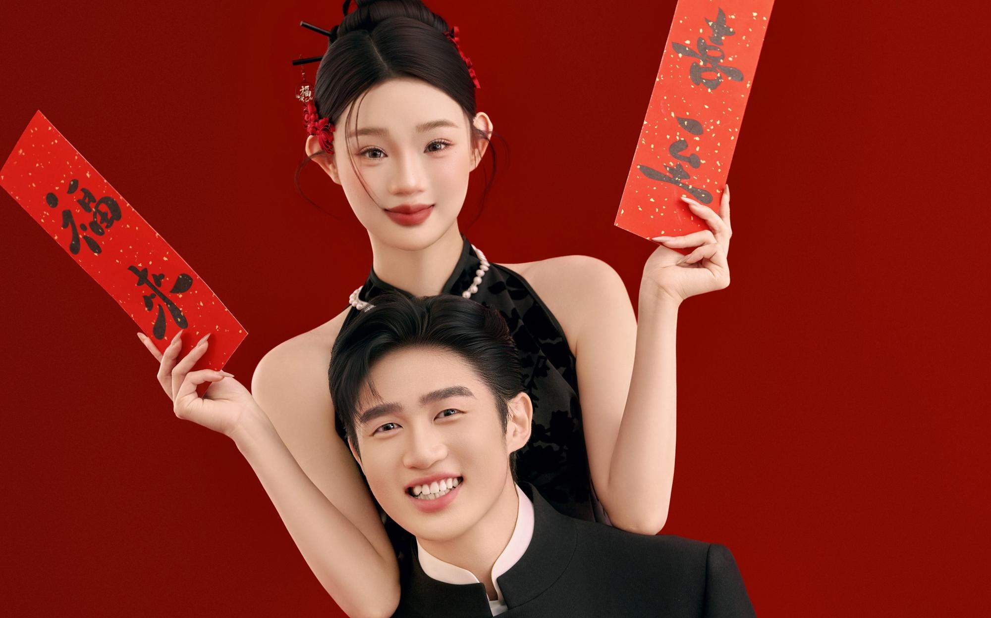 不动声色的东方美学❤️美出圈的新中式婚纱照