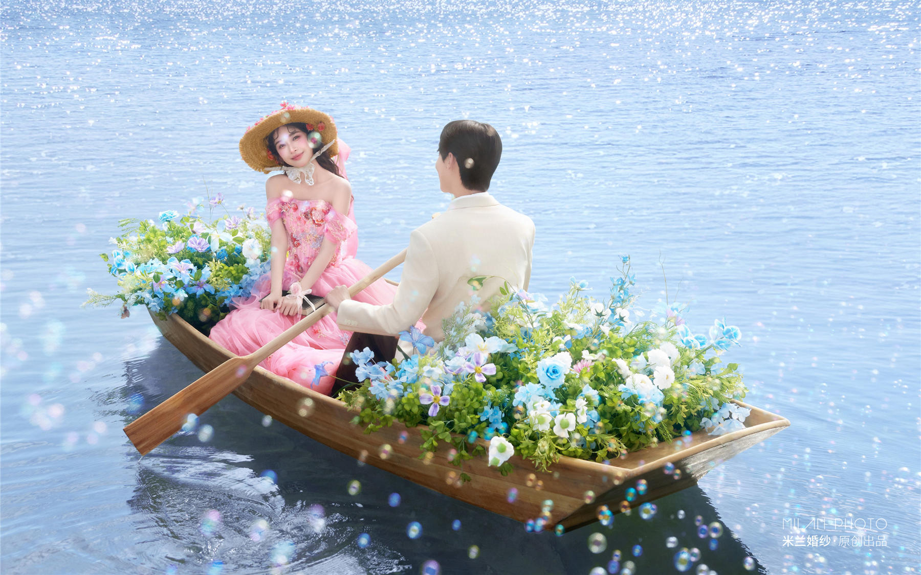 把童話搬進現(xiàn)實｜我的森系湖景婚紗照