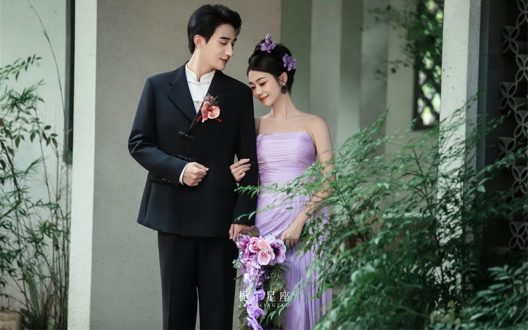 ??【人間絕絕紫】這組新中式婚紗照美到窒息了！