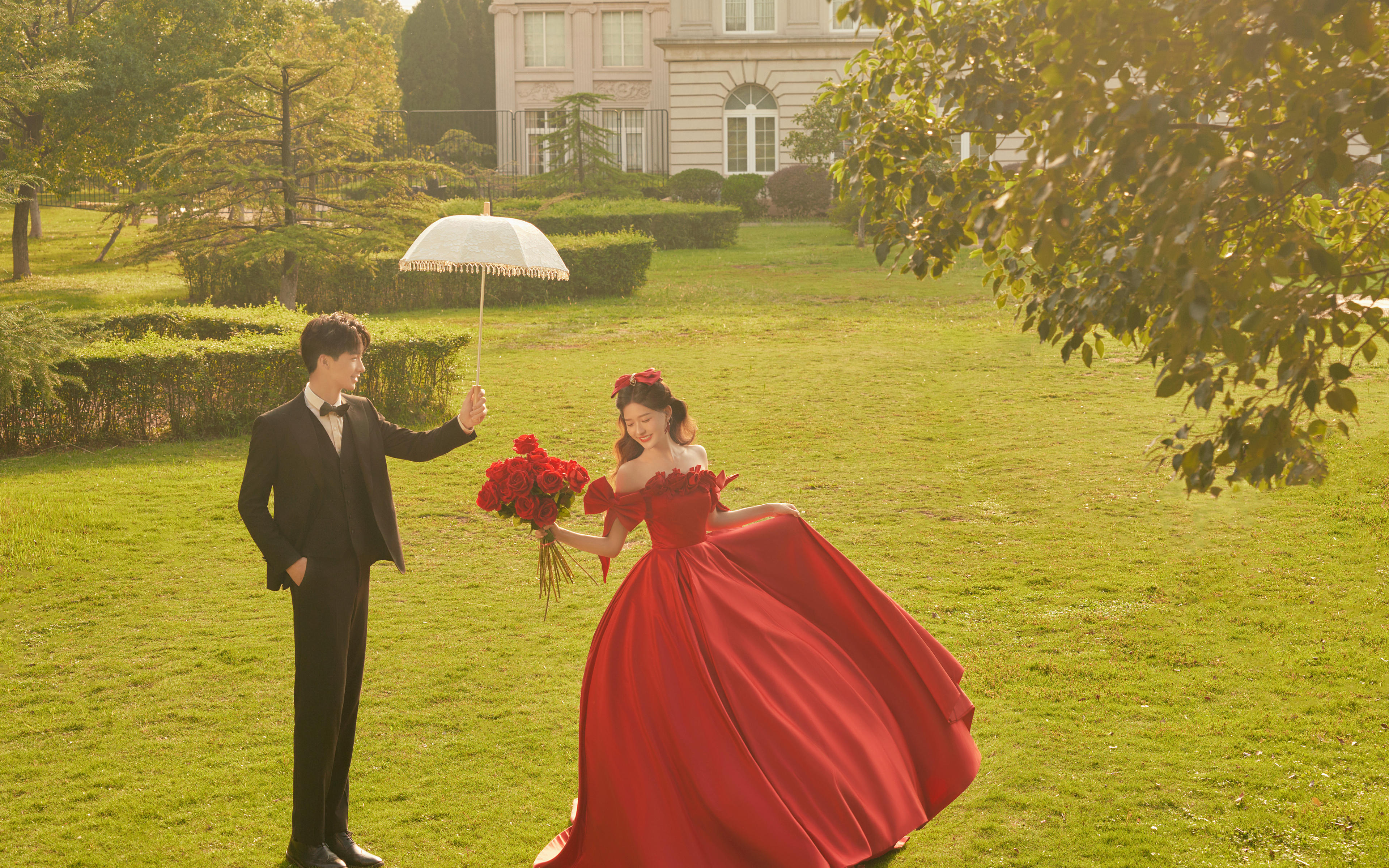 【森系婚照】童话感拉满，浪漫到不想眨眼