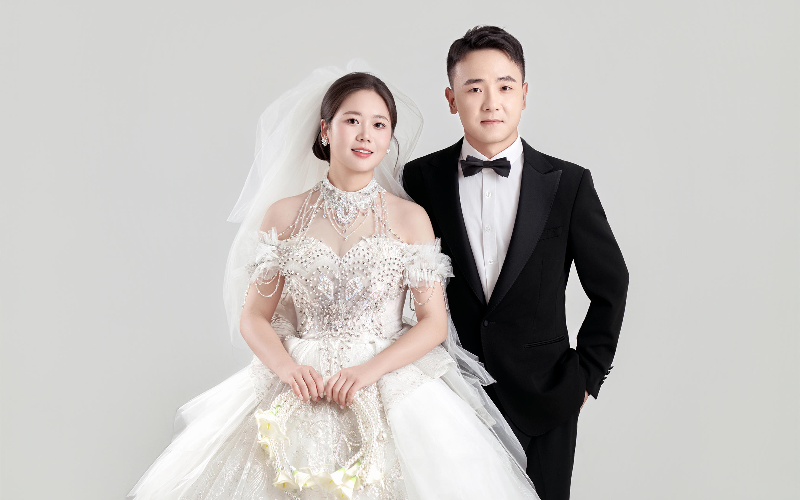 简约韩式主婚纱客片 陈先生❤封女士