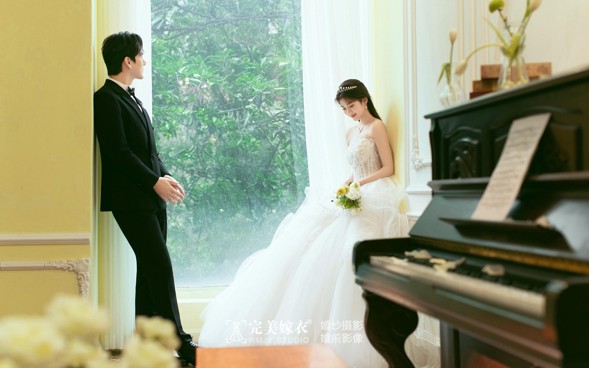 【爱慕之心】公主请拍！超减龄的室内主纱婚纱照来啦