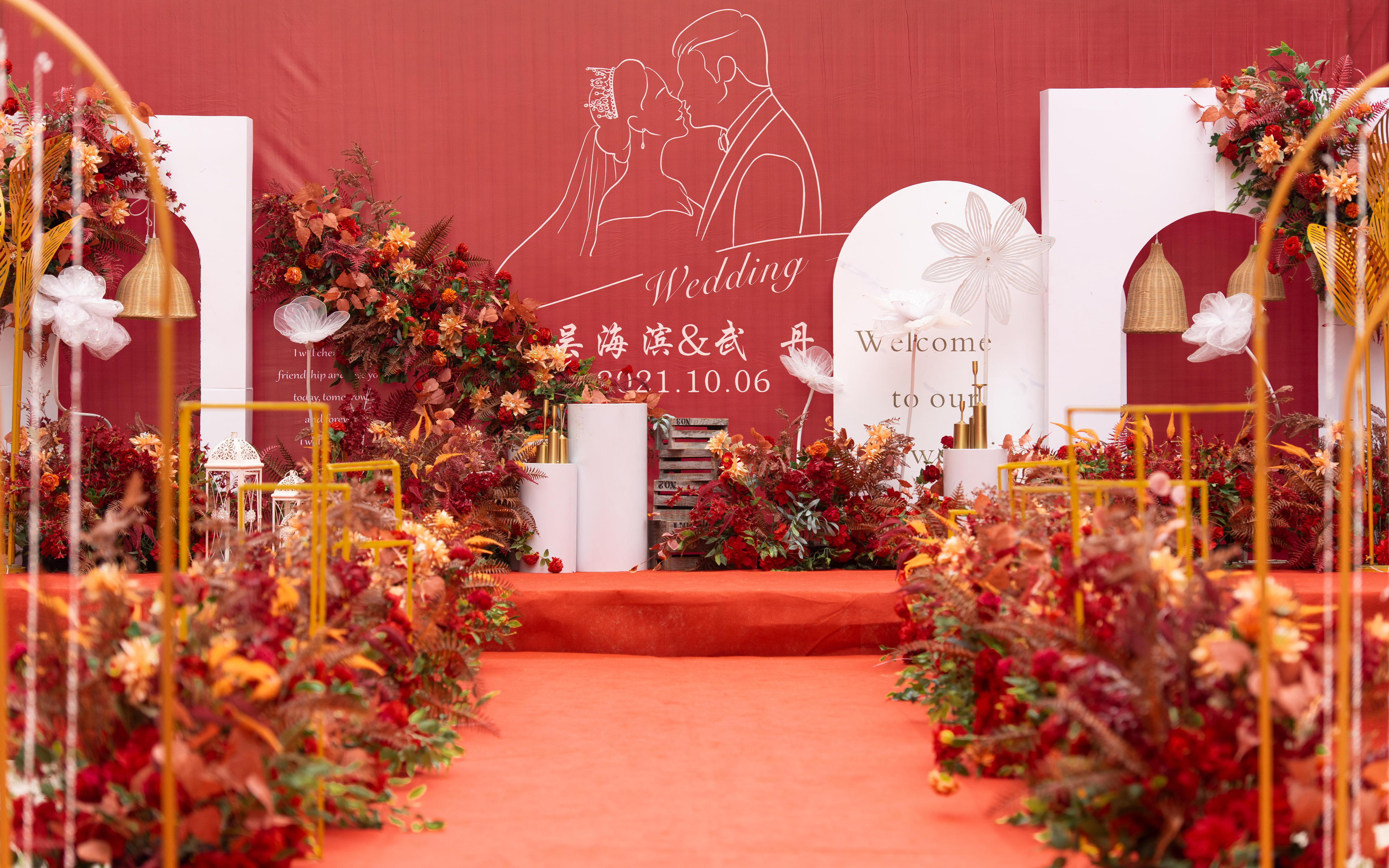 一场走心的白绿色韩系婚礼，
