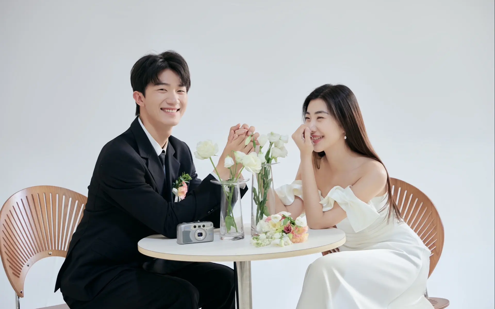 轻松又俏皮的韩系婚纱照|实在太甜了